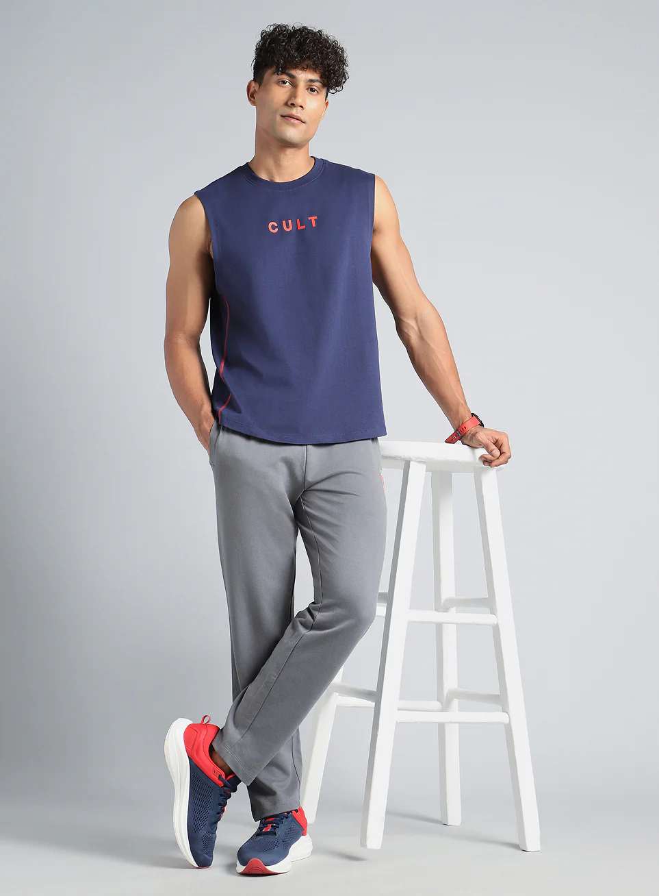 Men's Navy Chill Day Tank - Image 3