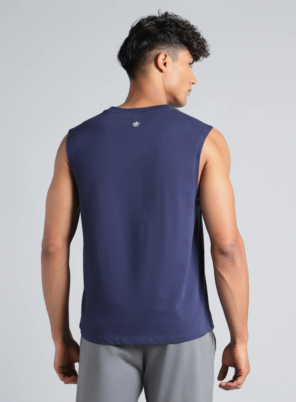 Men's Navy Chill Day Tank - Image 6