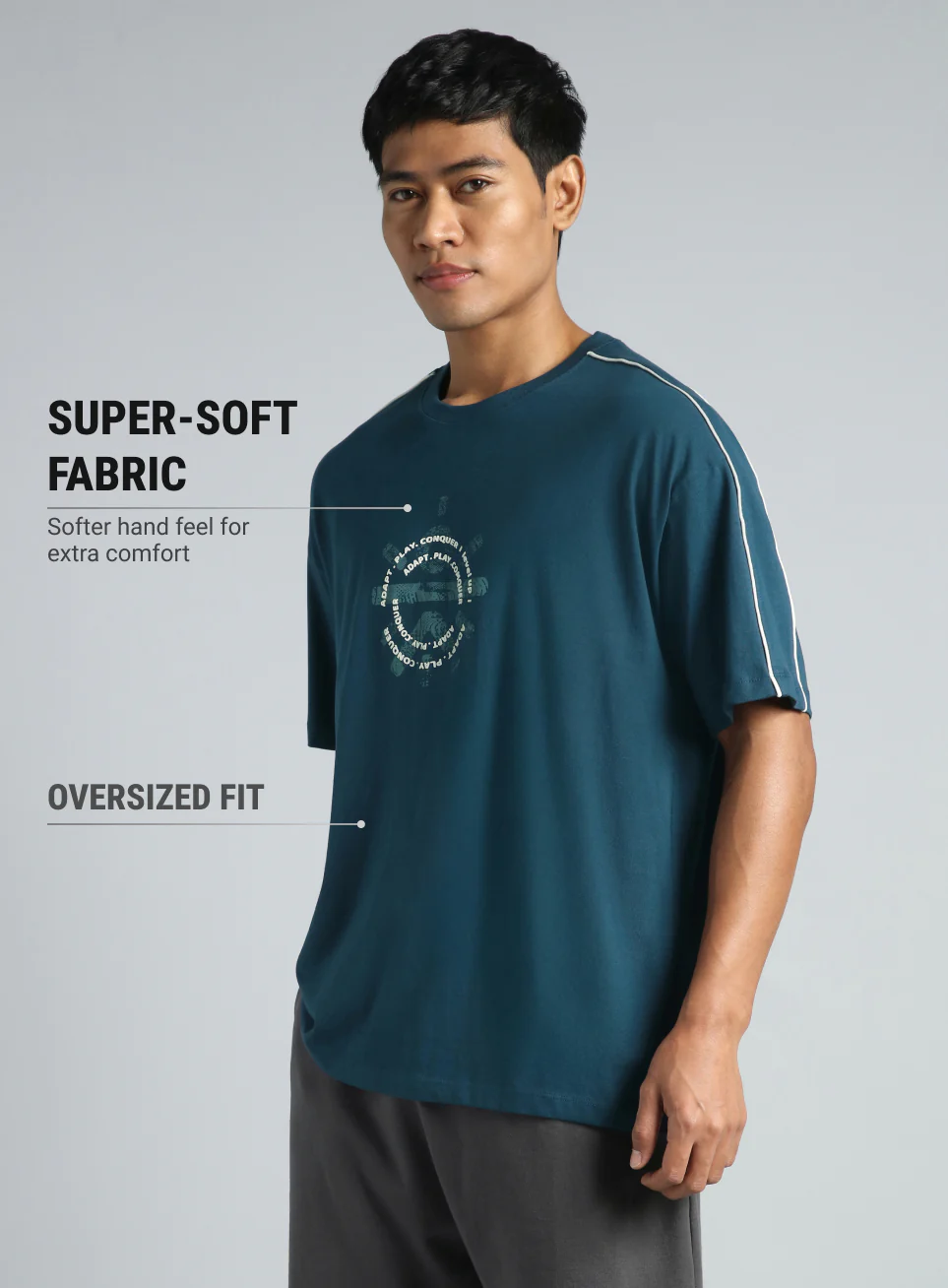 Men's Navy Cult Brand Carrier T-shirt - Image 5