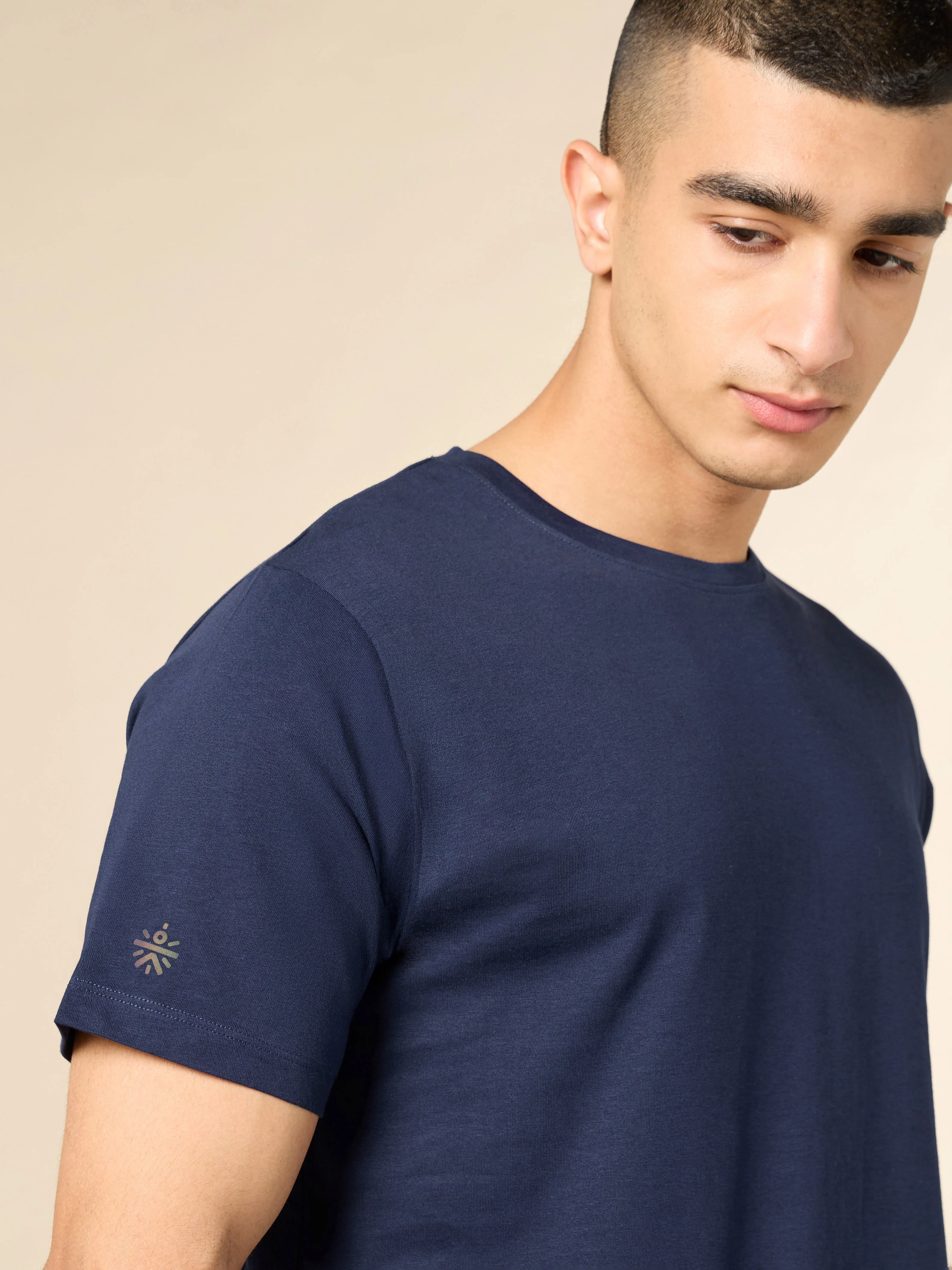 Men's Navy Cult Brand Carrier Training T-shirt - Image 7