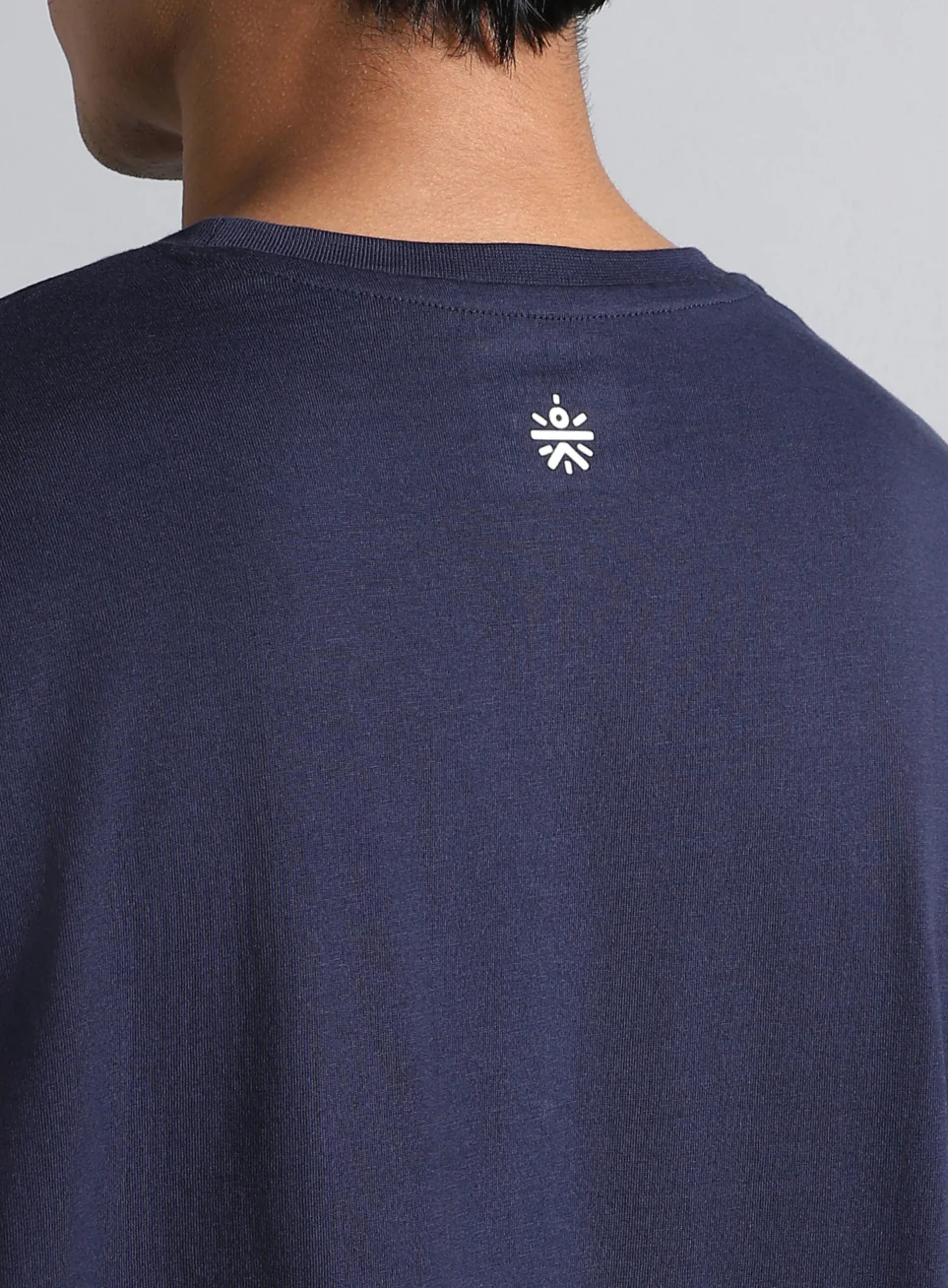 Men's Navy Cult Branding Graphic Relaxed T-shirt - Image 8