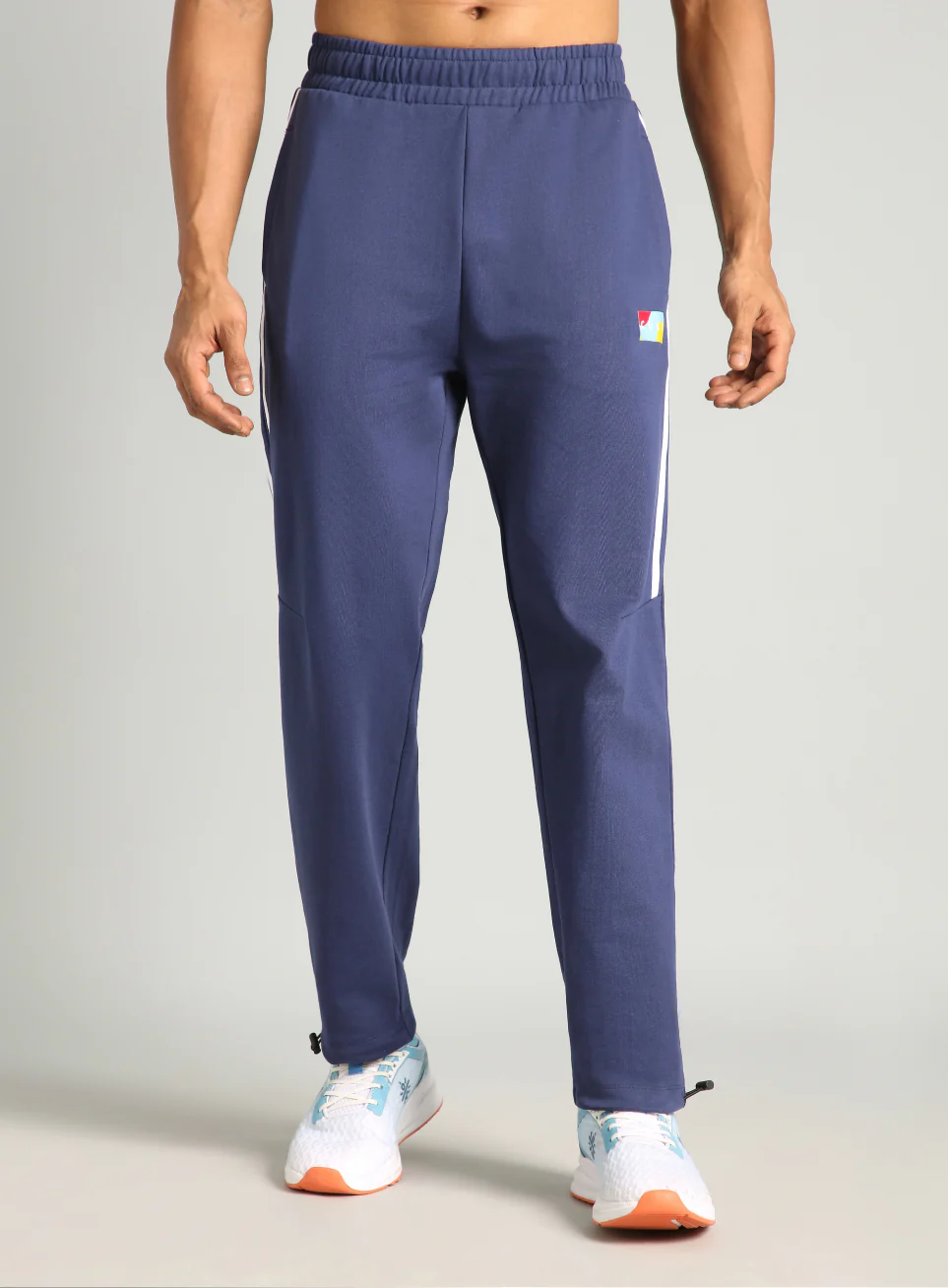 Men's Navy Cult Sporty Move Trackpants - Image 4