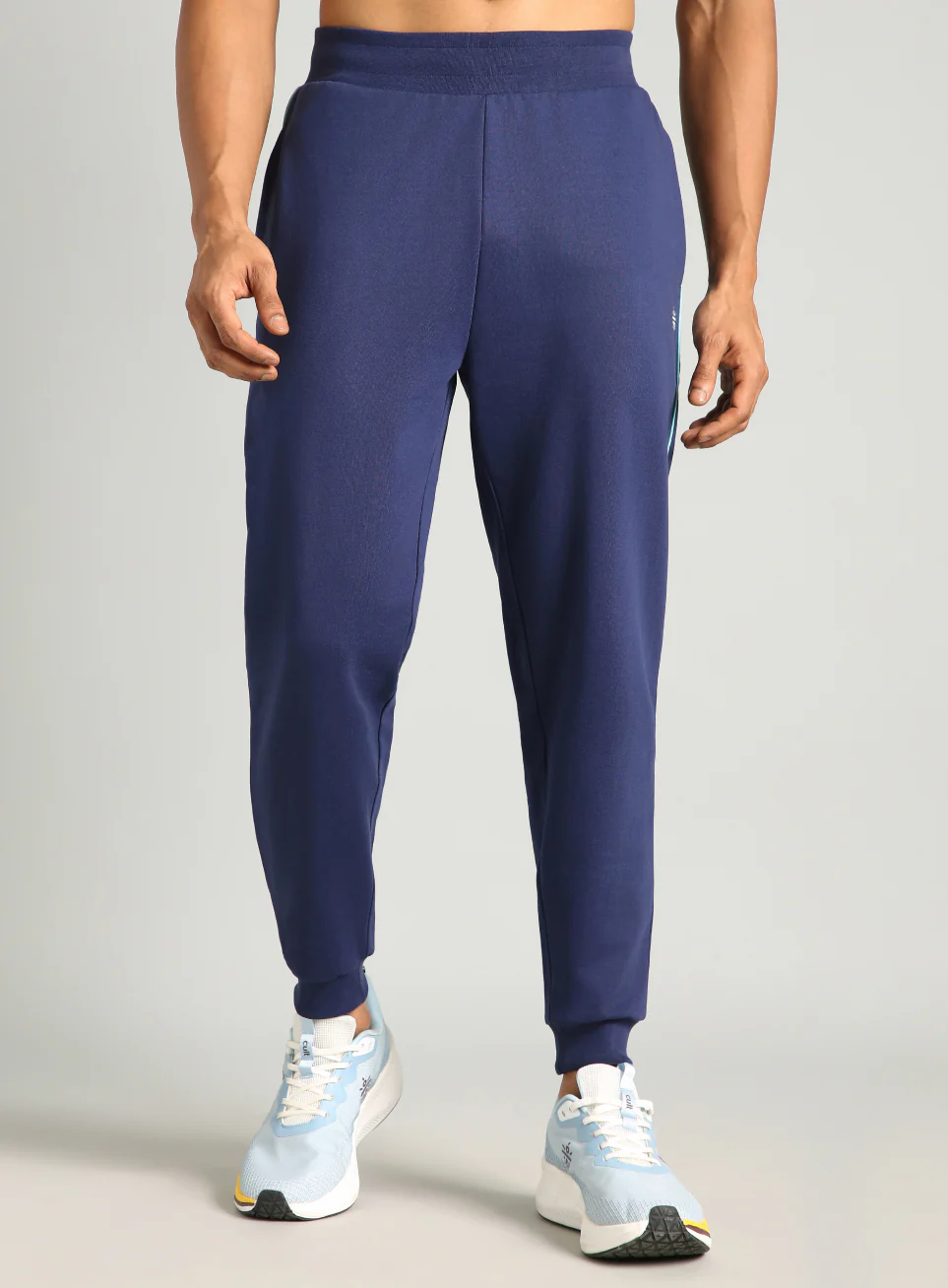 Men's Navy Edge Line Training Joggers - Image 4