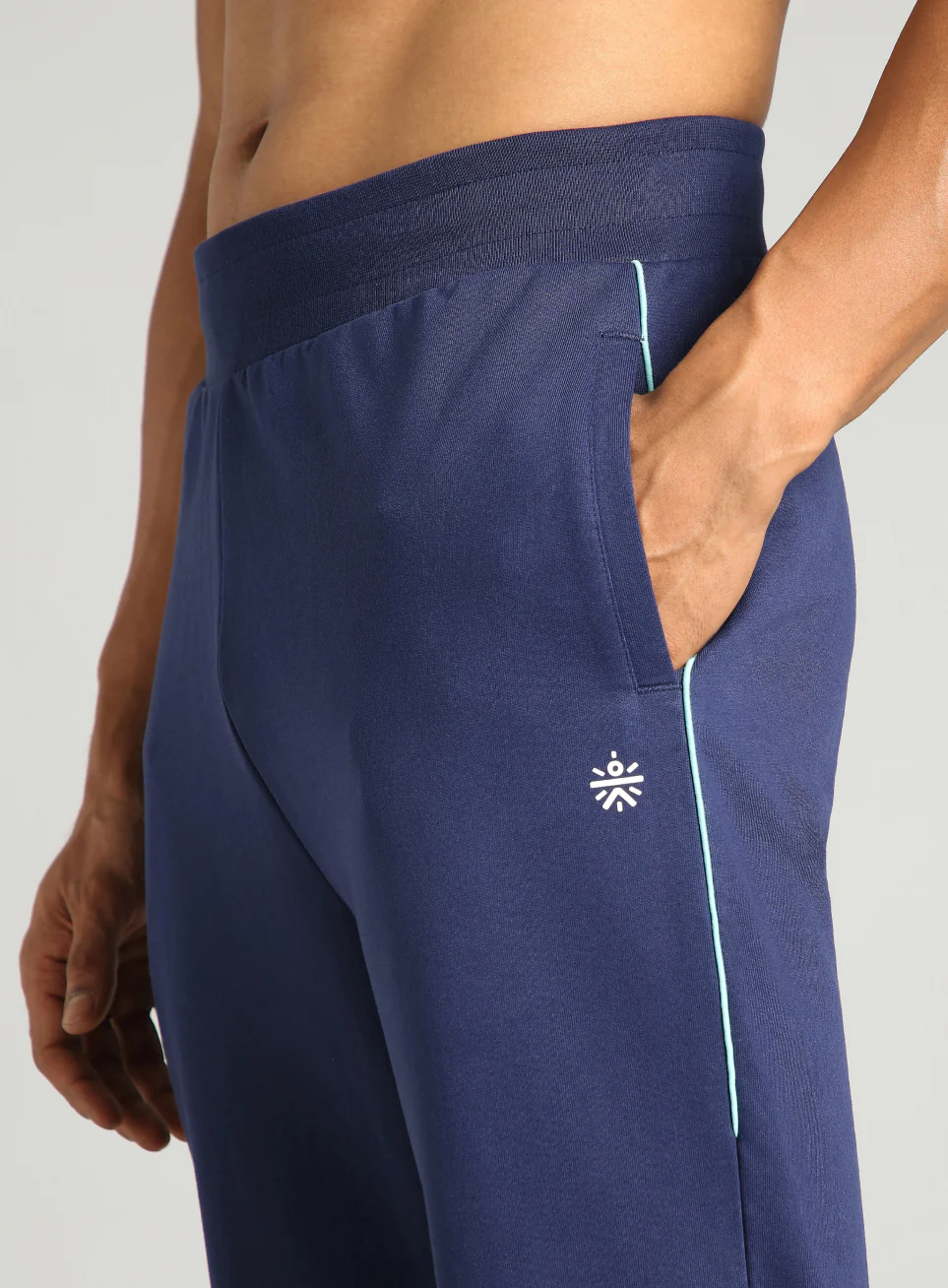 Men's Navy Edge Line Training Joggers - Image 7