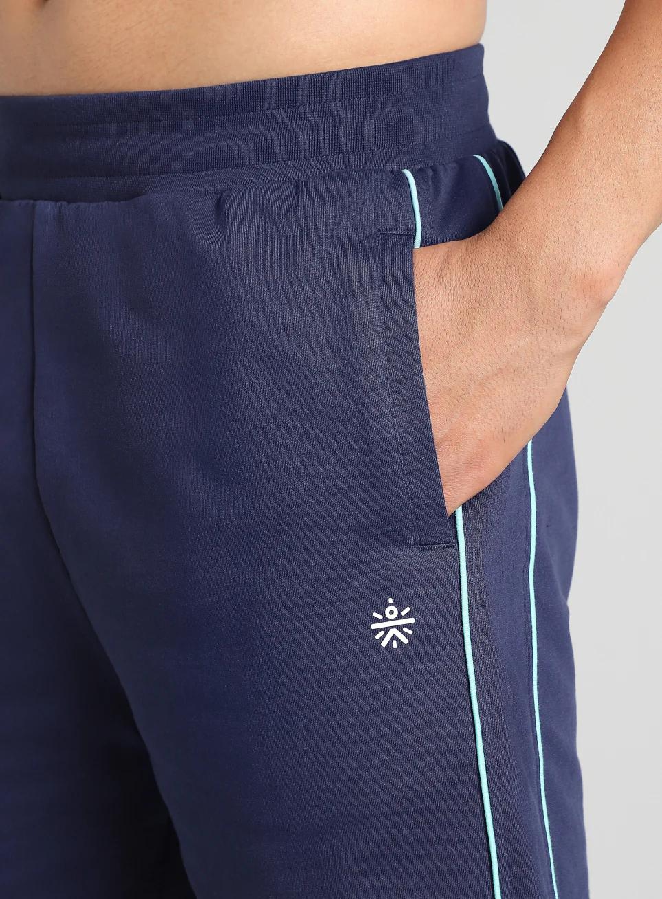 Men's Navy Edge Line Training Shorts - Image 7