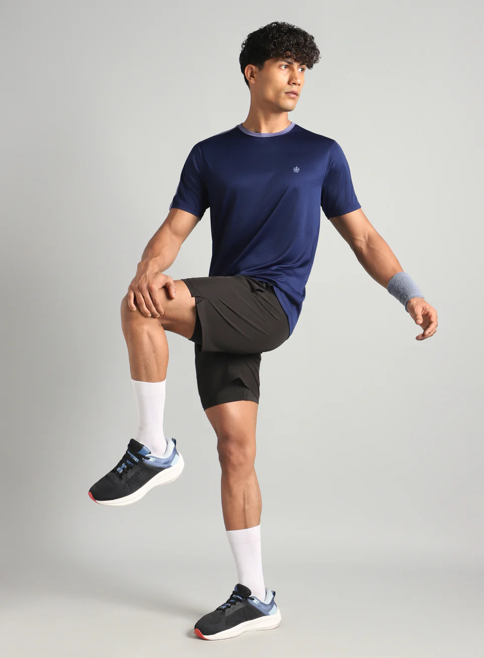 Men's Navy Hyper Training T-shirt - Image 2