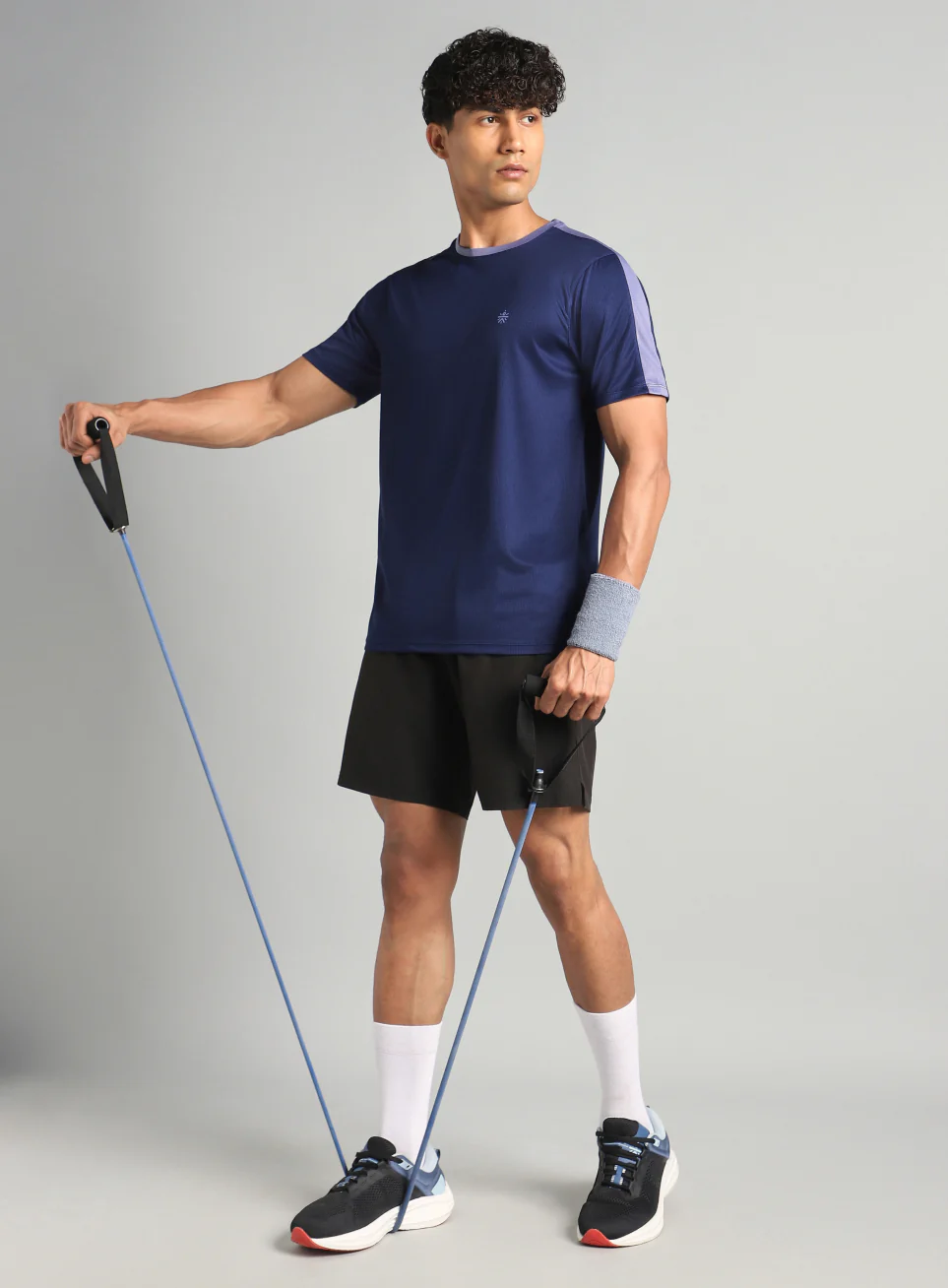 Men's Navy Hyper Training T-shirt - Image 3