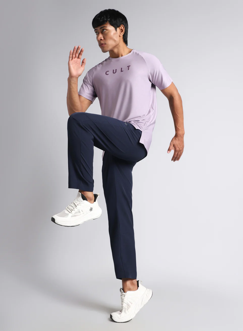Men's Navy Impact Running Trackpants - Image 2
