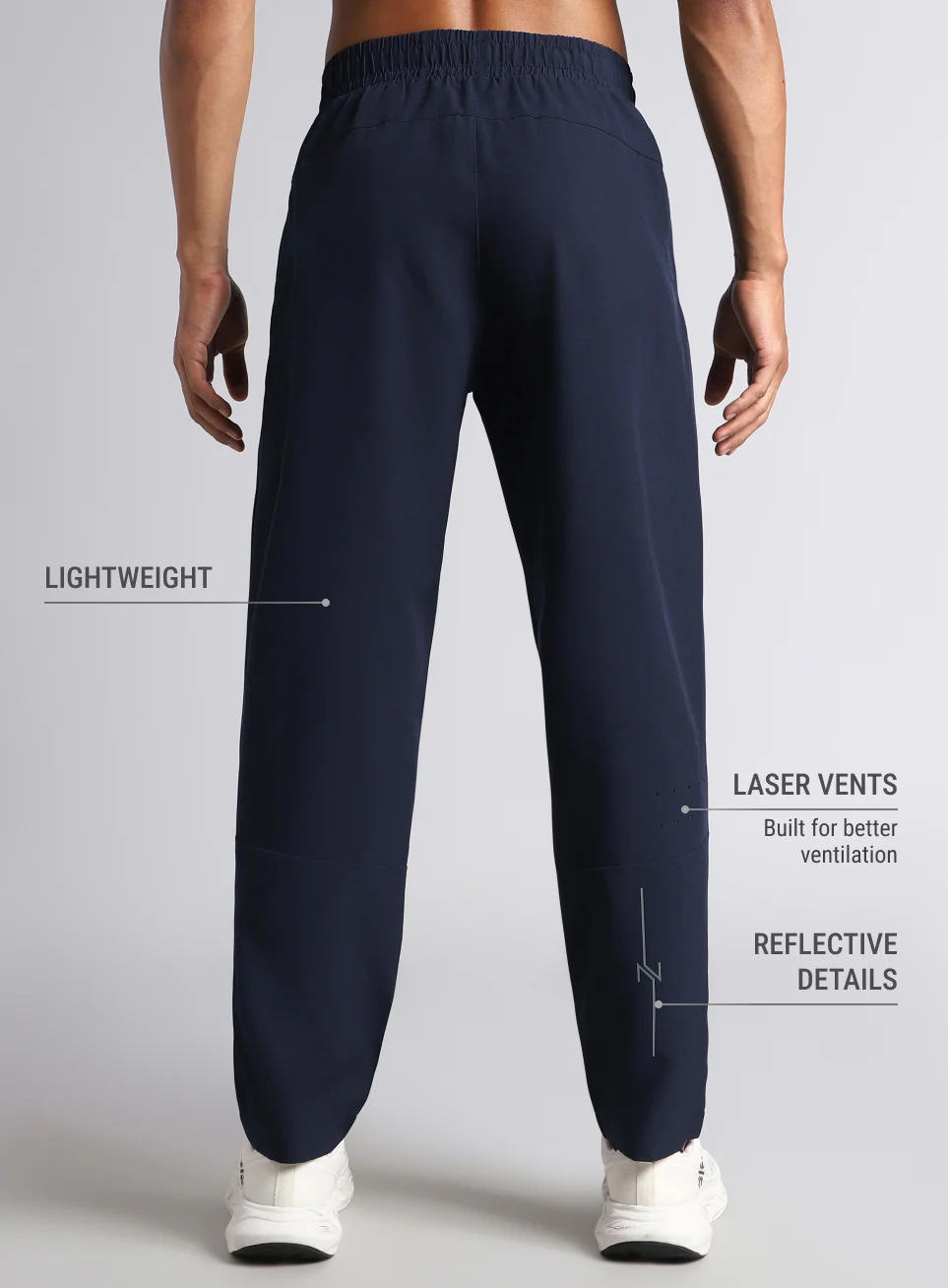 Men's Navy Impact Running Trackpants - Image 6