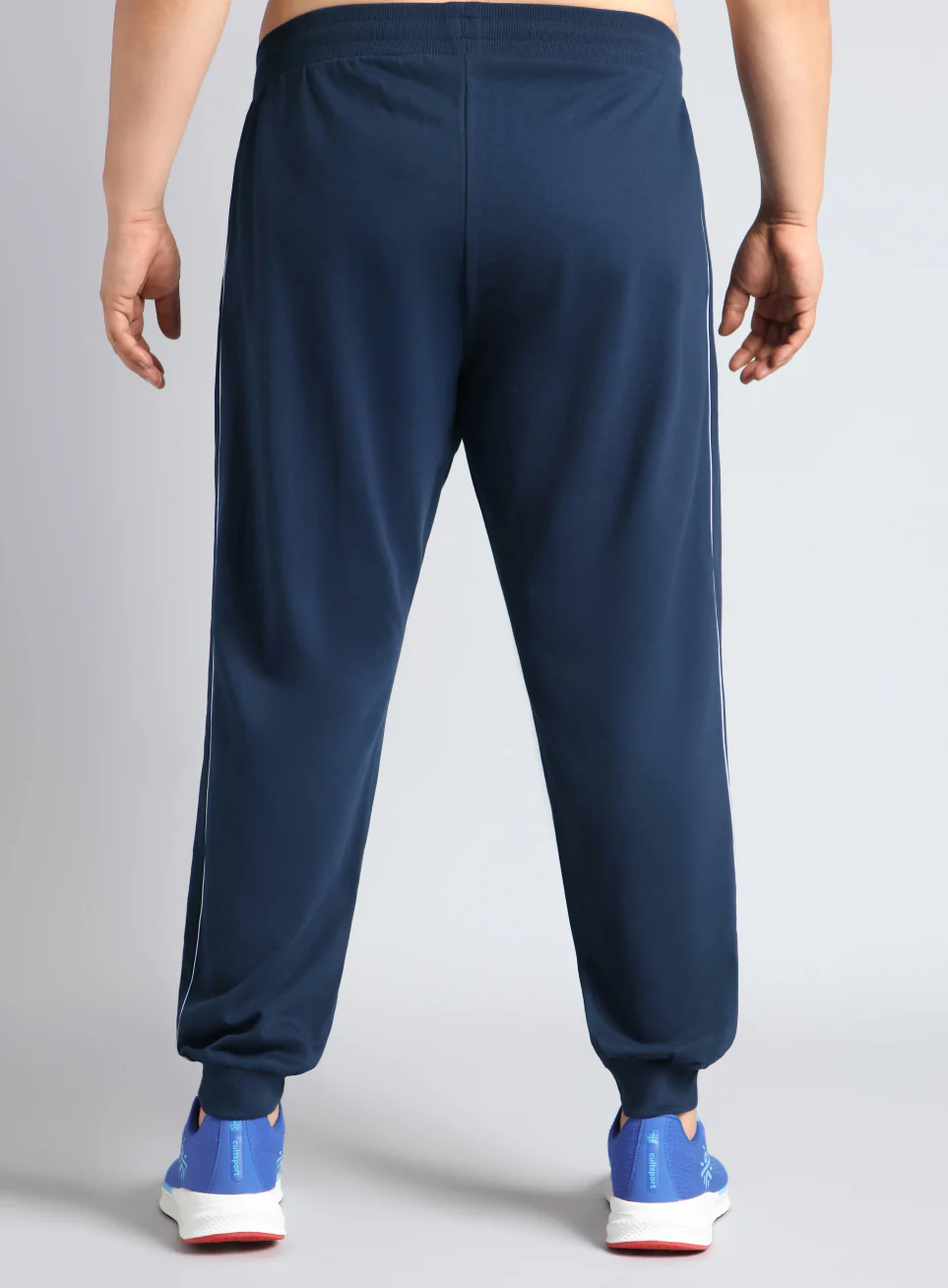 Men's Navy Level Up Plus Size Joggers - Image 6