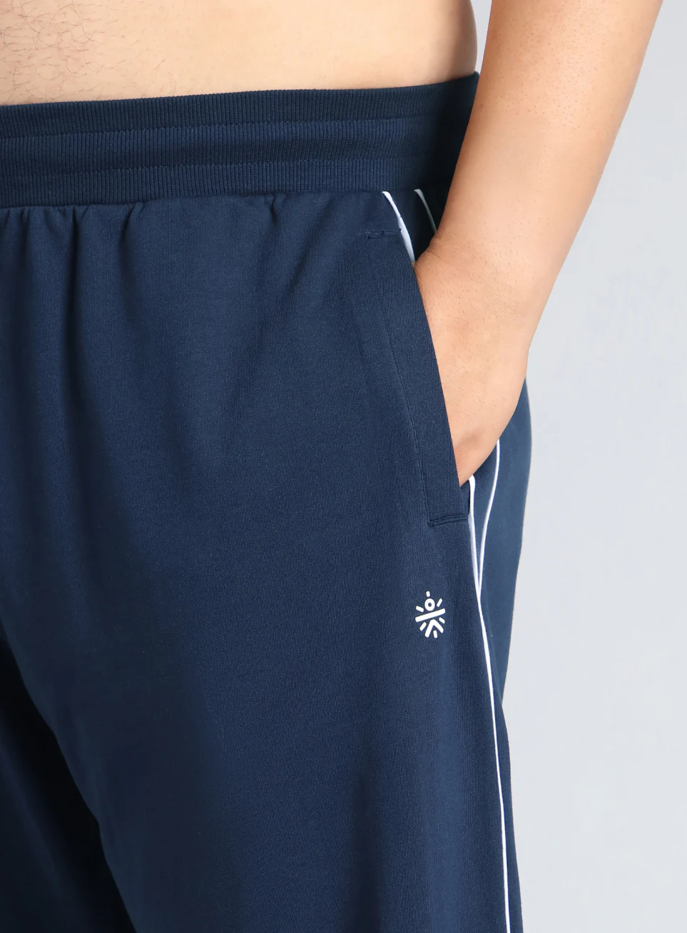 Men's Navy Level Up Plus Size Joggers - Image 7