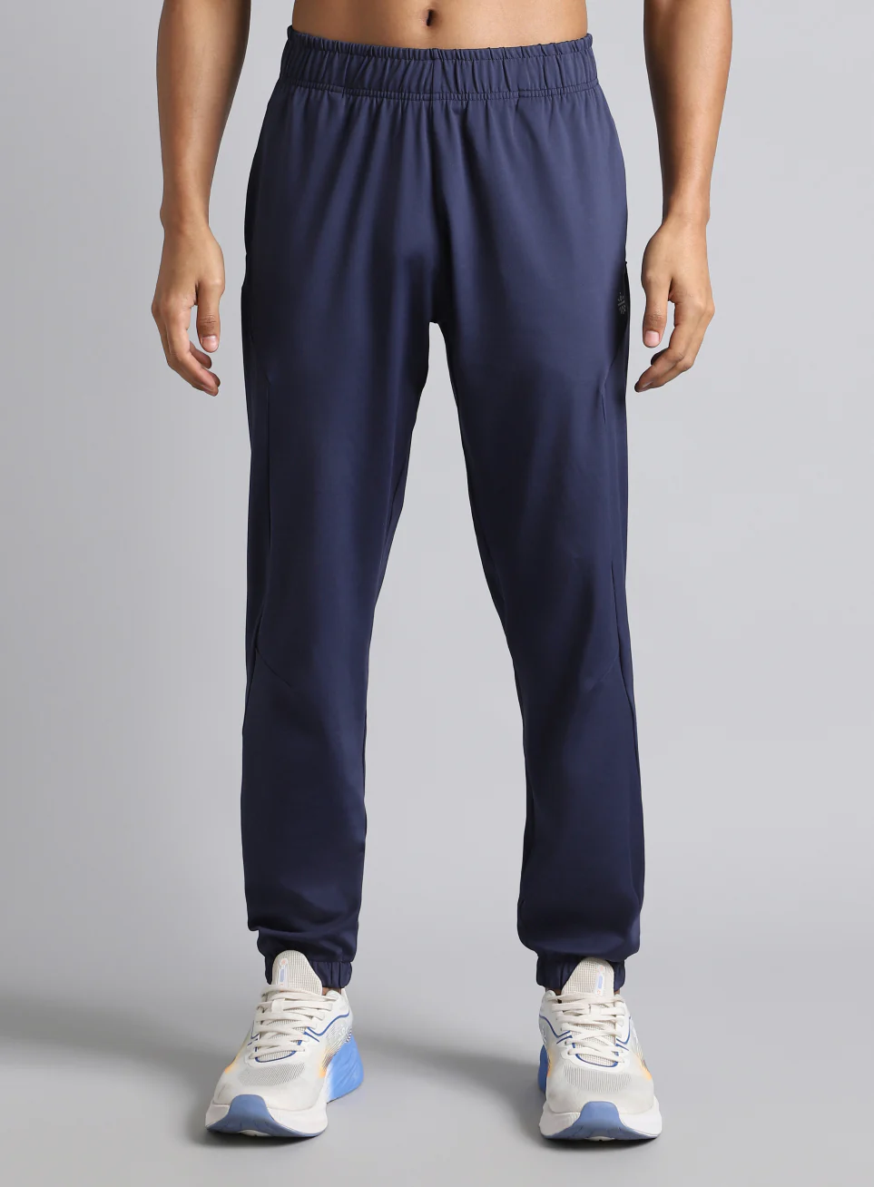 Men's Navy Pace Up Running Joggers - Image 4
