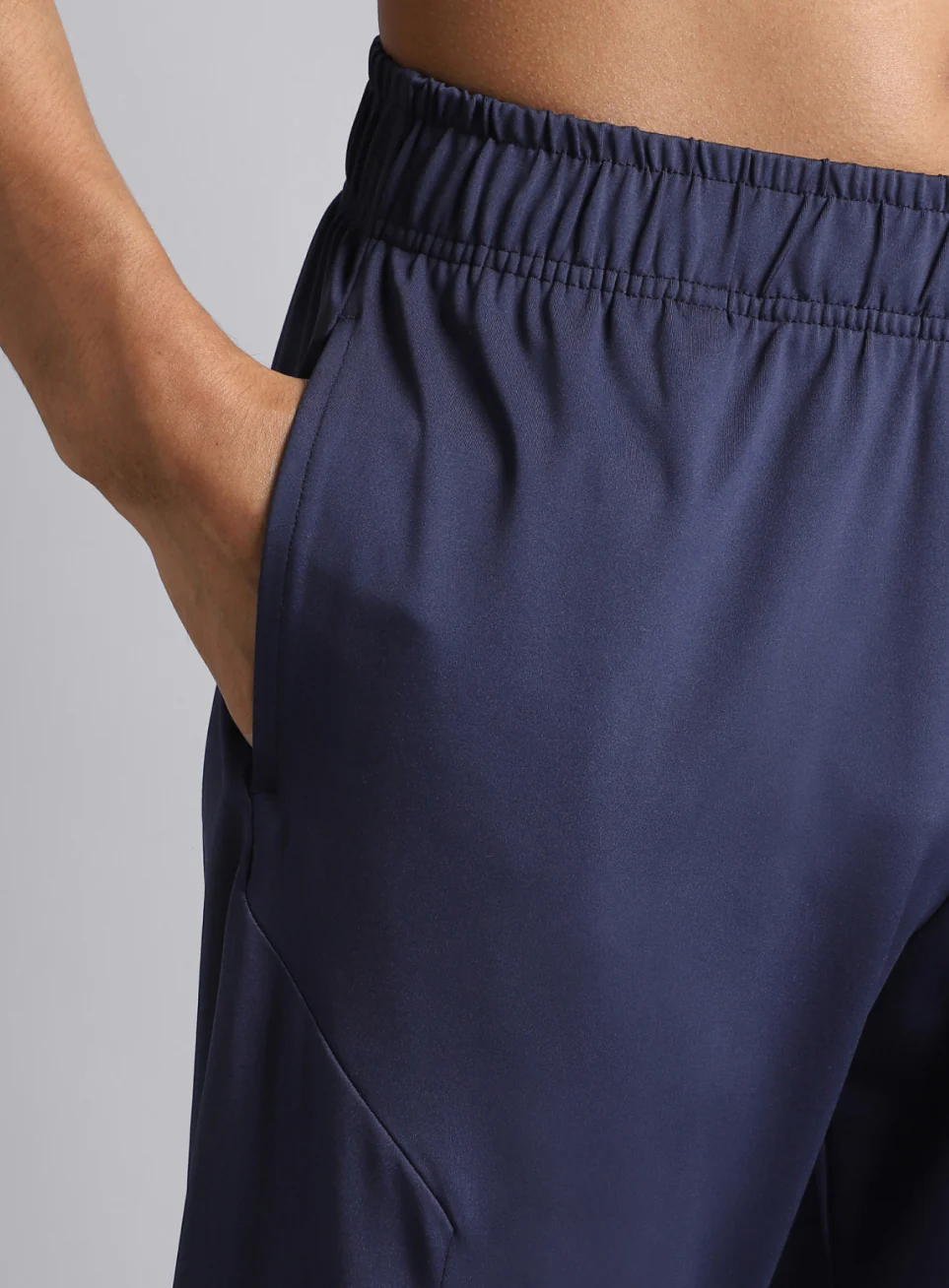 Men's Navy Pace Up Running Joggers - Image 9