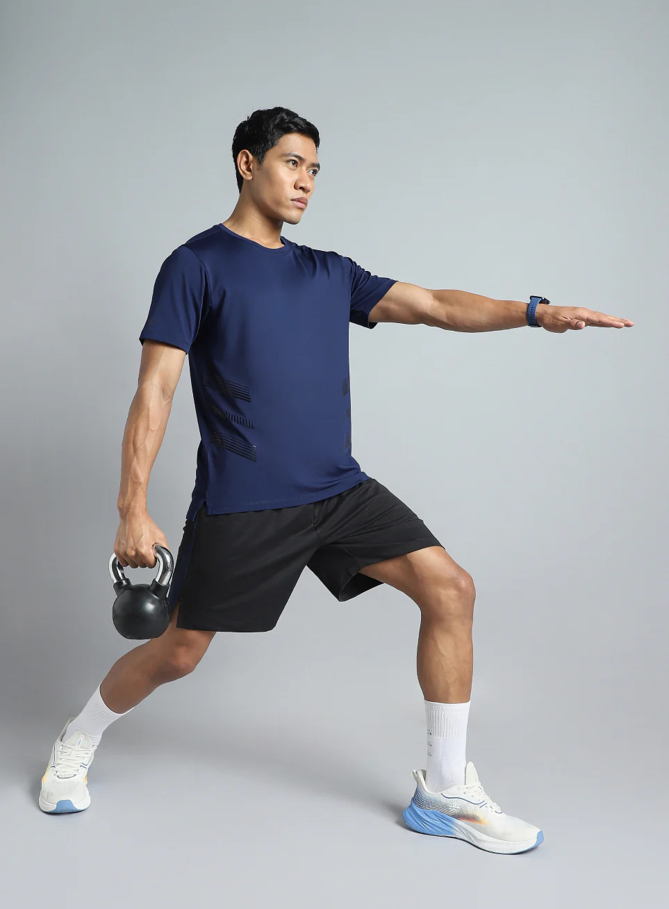 Men's Navy Performance Pro Training T-shirt - Image 2