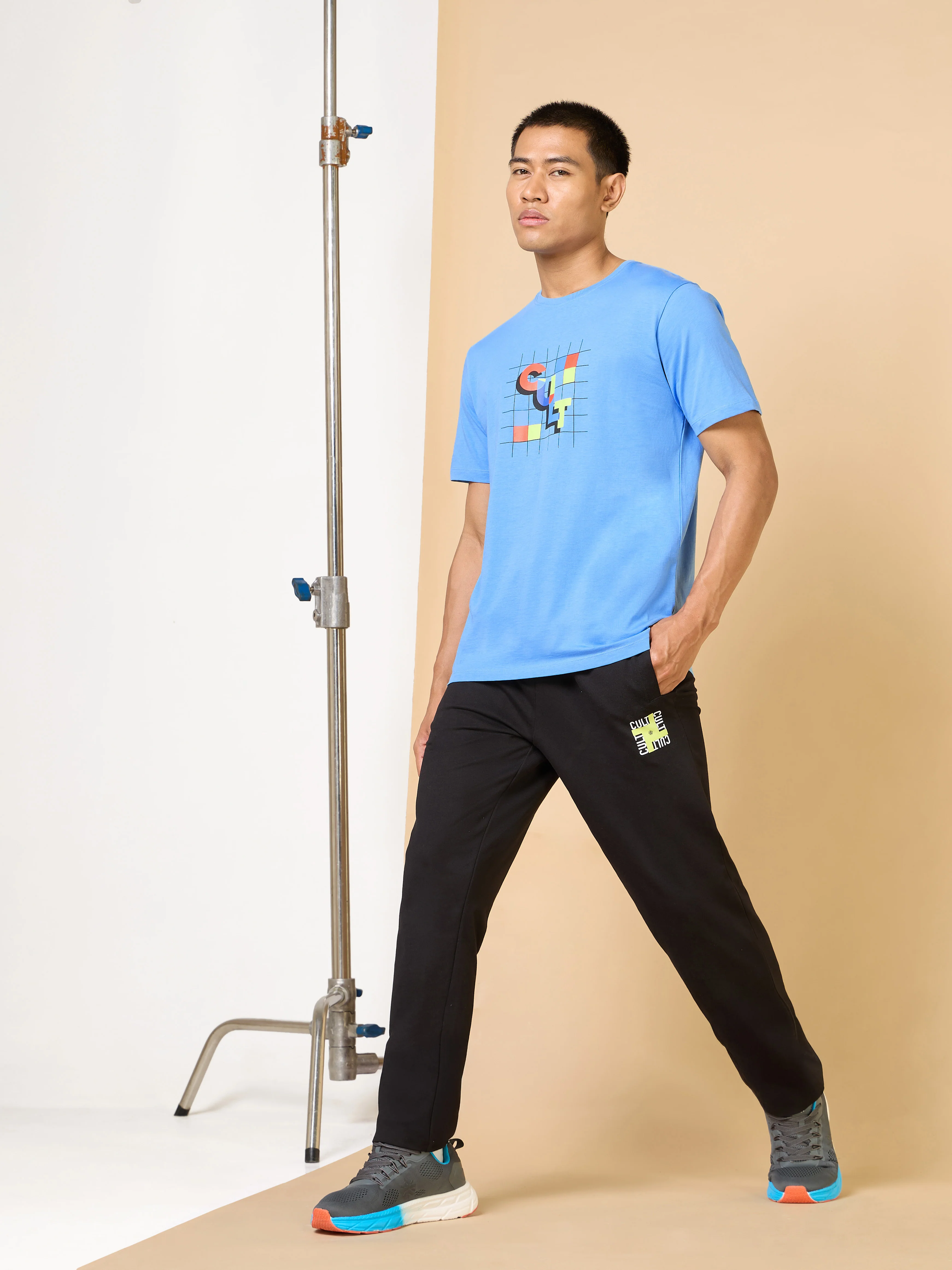 Men's Navy Plug n Play Cult T-shirt - Image 2