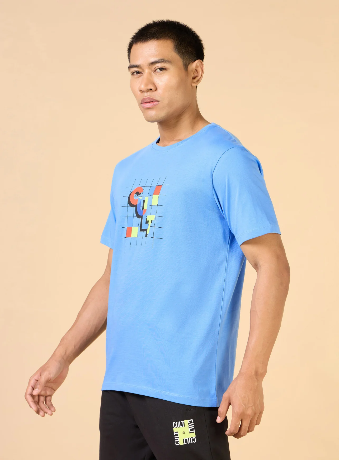 Men's Navy Plug n Play Cult T-shirt - Image 5