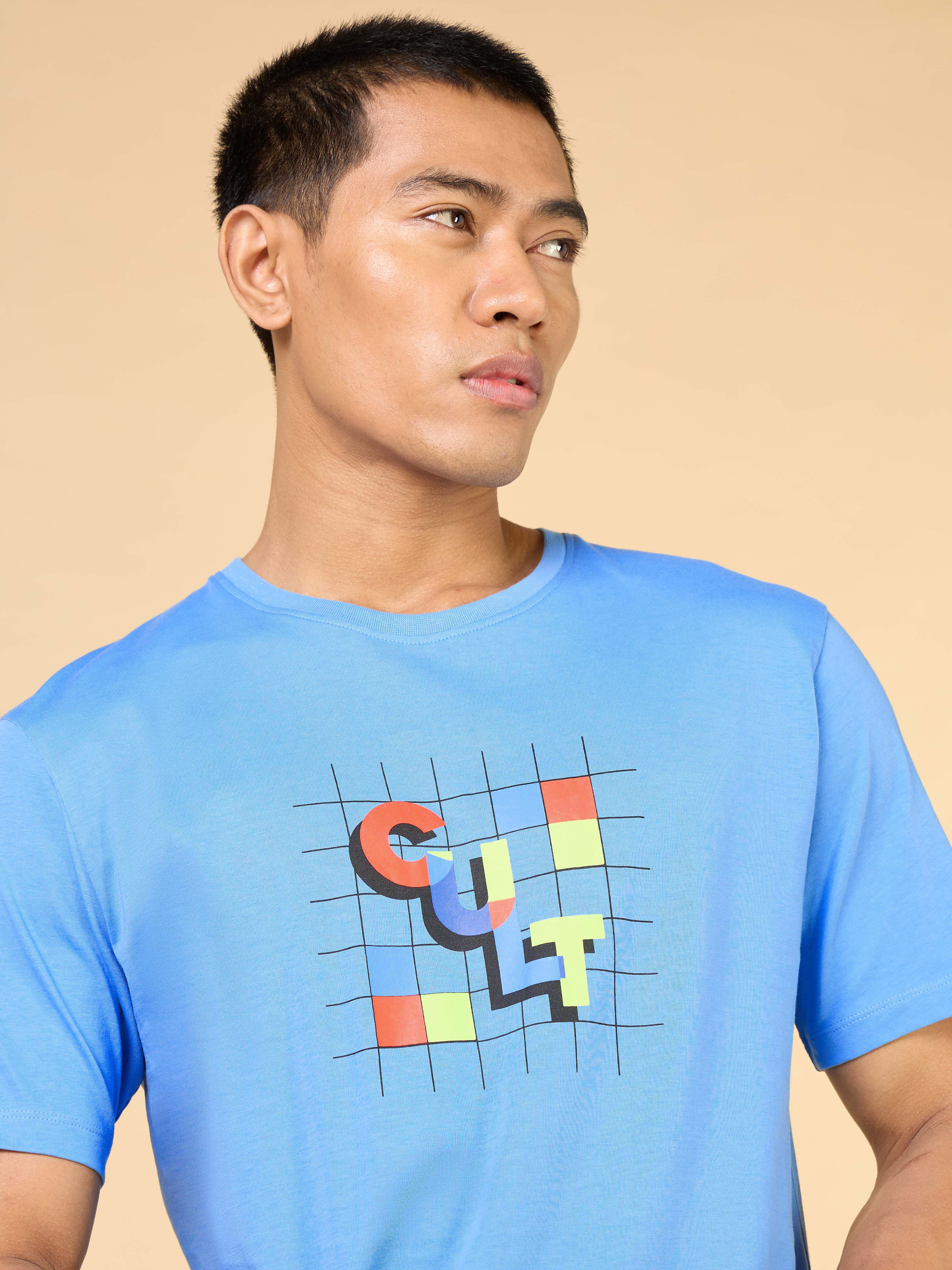 Men's Navy Plug n Play Cult T-shirt - Image 7
