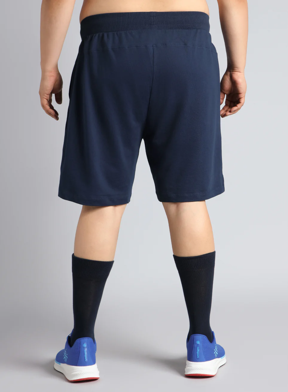 Men's Navy Plus Size Training Essential Shorts - Image 6