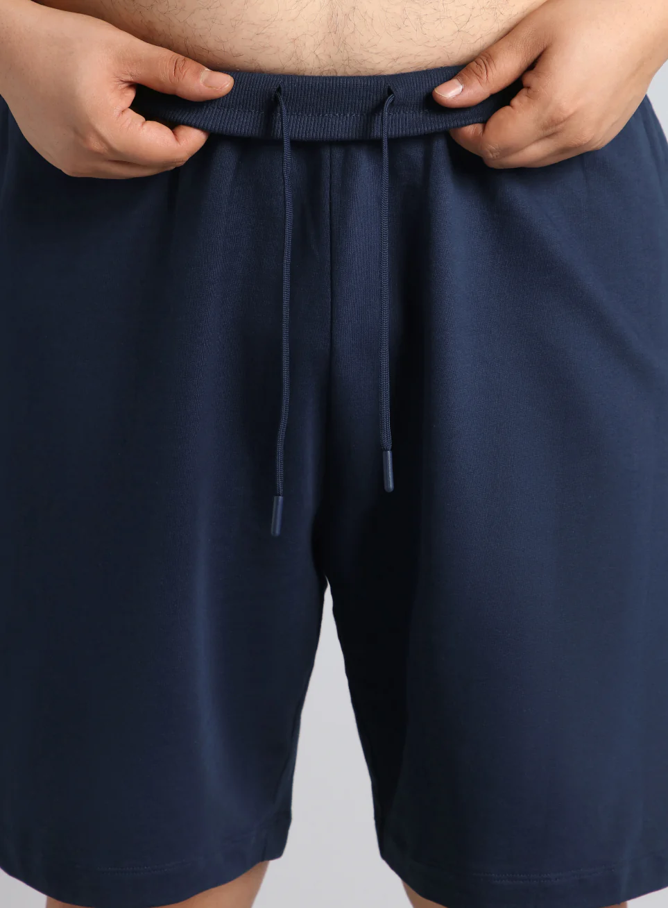 Men's Navy Plus Size Training Essential Shorts - Image 9