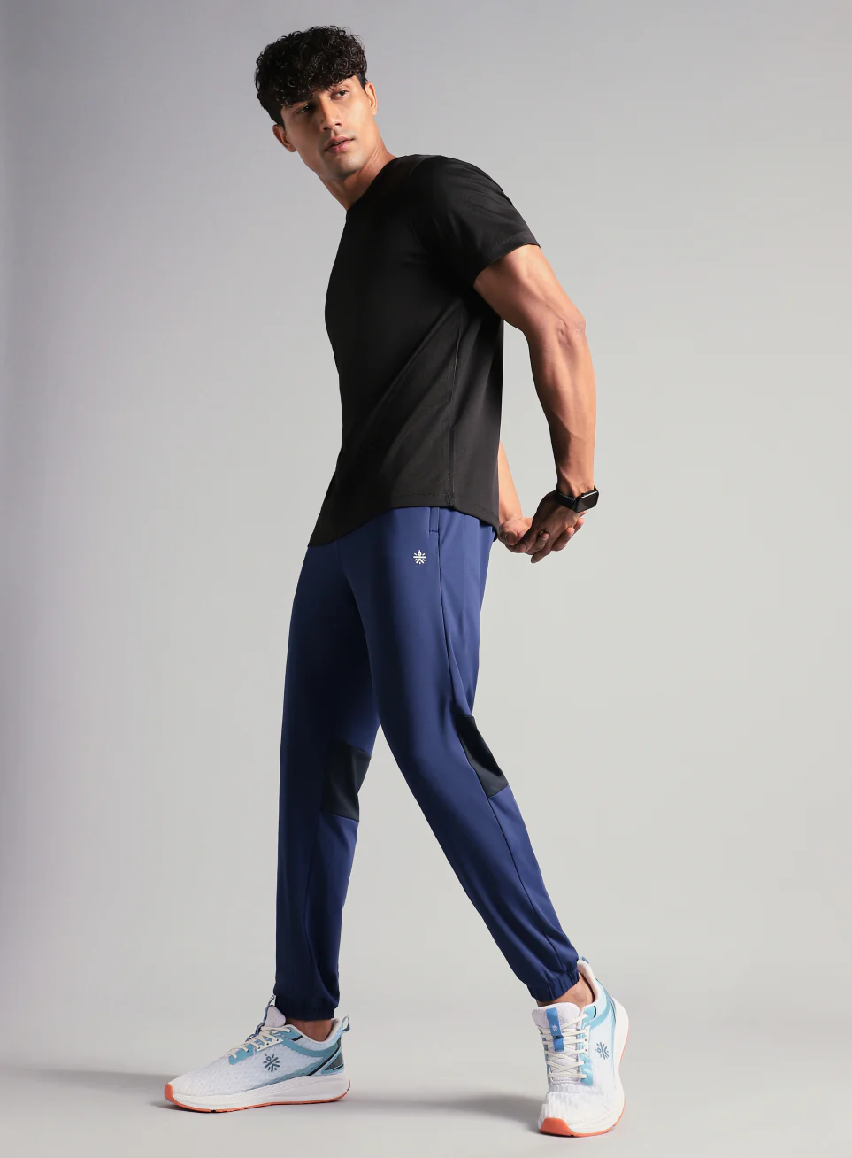 Men's Navy Power Pop Active Joggers - Image 2