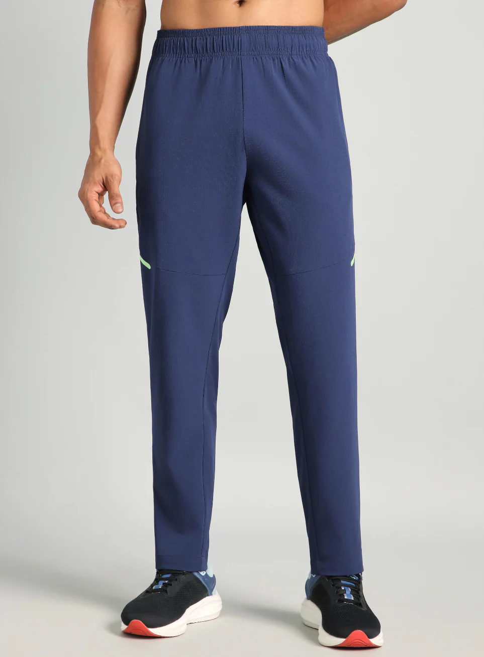 Men's Navy Power Pop Training Trackpants - Image 4