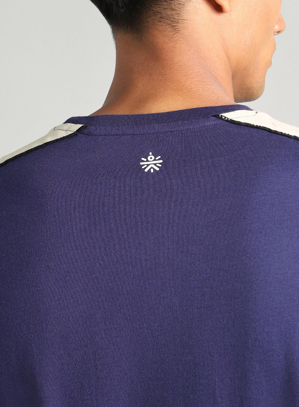Men's Navy Rest Mode Relaxed Fit T-shirt - Image 9