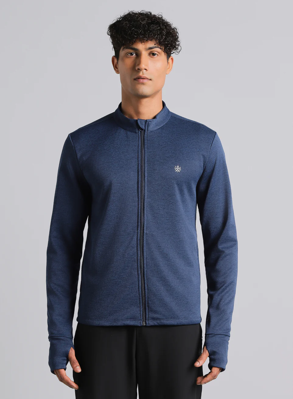 Men's Navy Run Elevate All Weather Jacket - Image 4