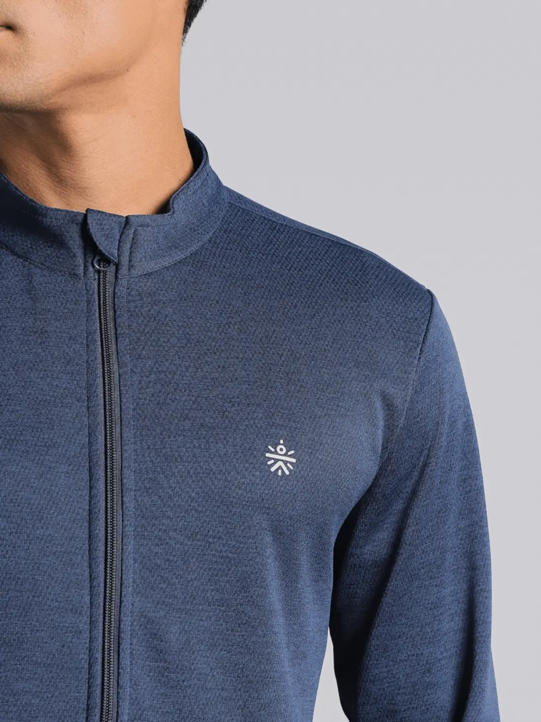 Men's Navy Run Elevate All Weather Jacket - Image 8