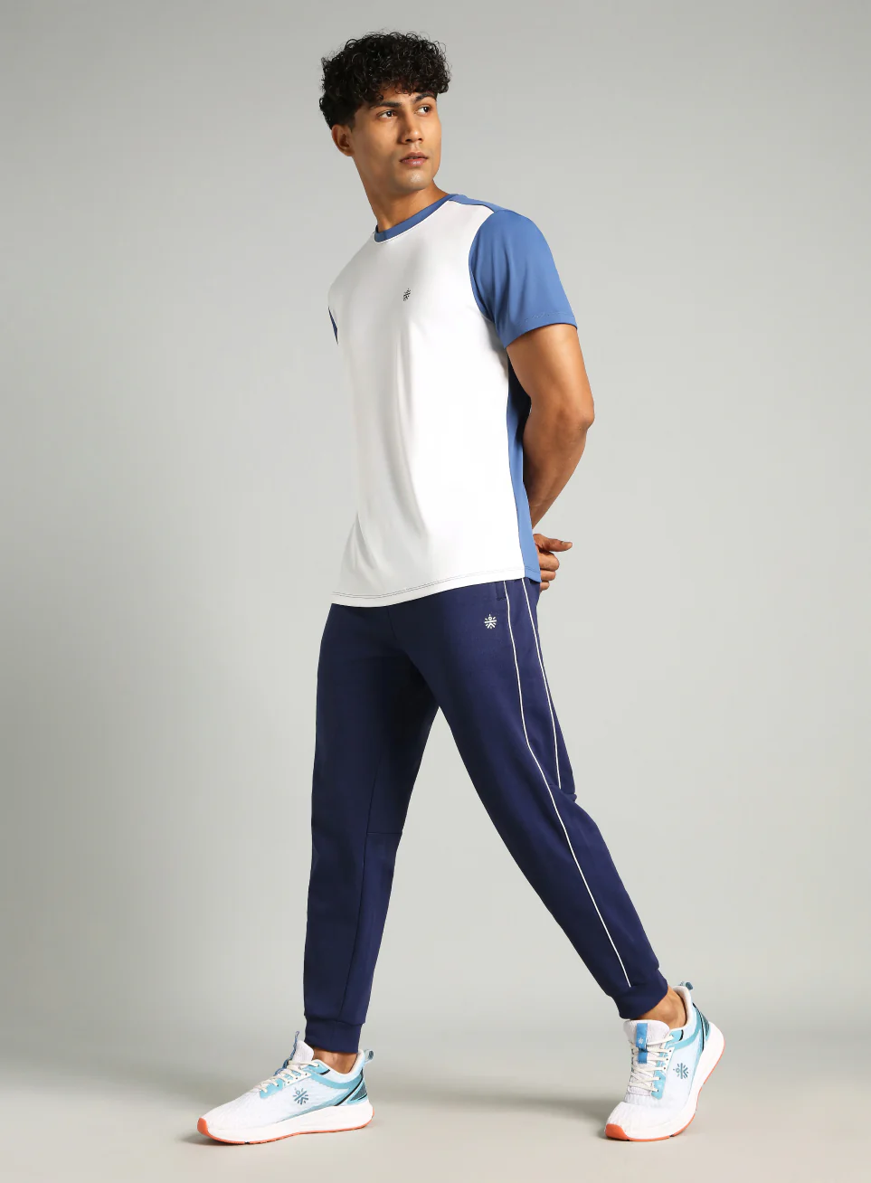 Men's Navy Sculpt Training Joggers - Image 2