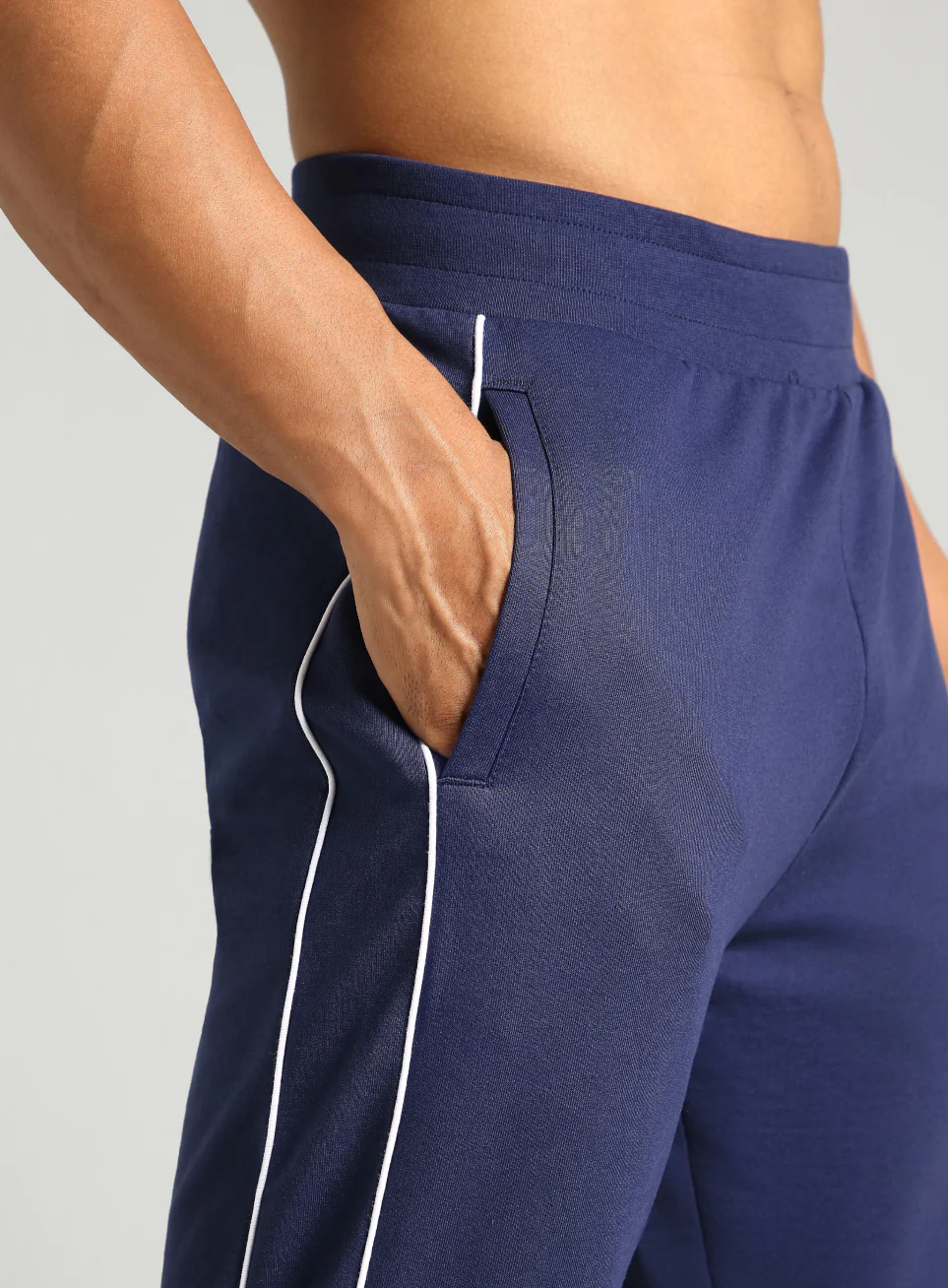Men's Navy Sculpt Training Joggers - Image 7