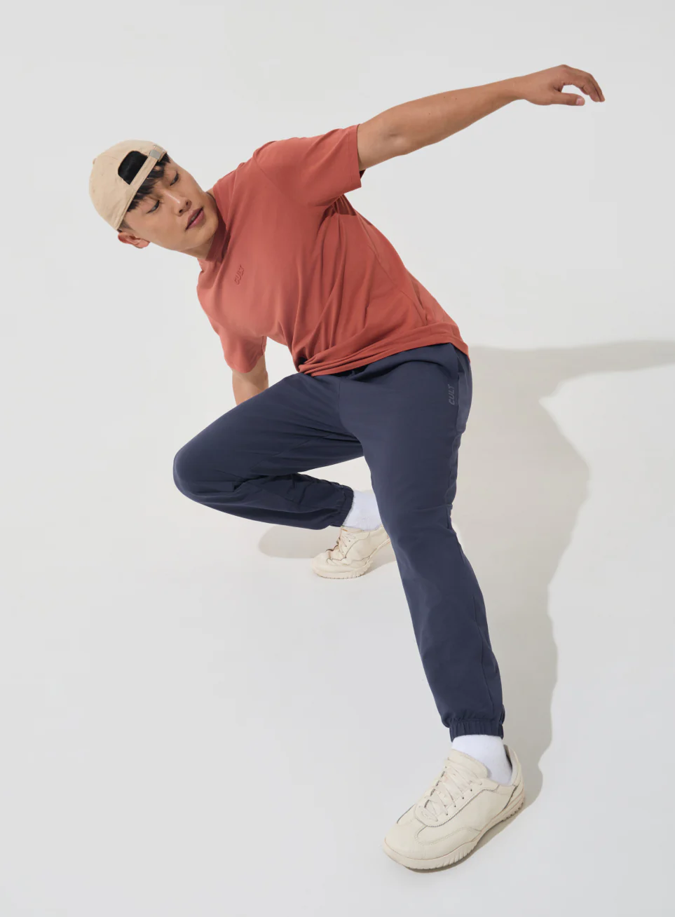 Men's Navy Soft Form Classic Joggers - Image 2