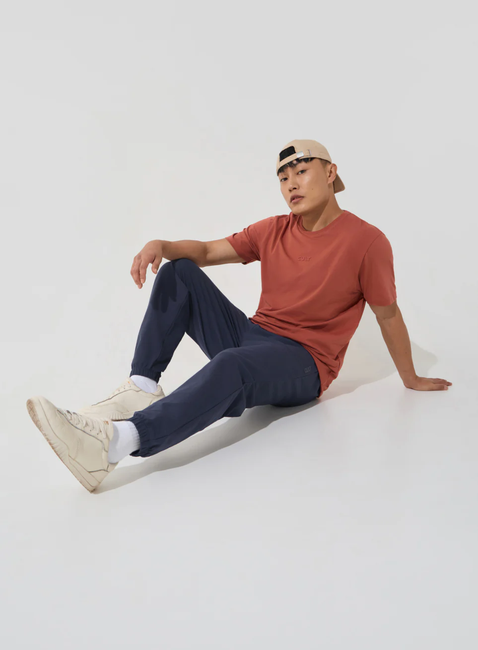Men's Navy Soft Form Classic Joggers - Image 3