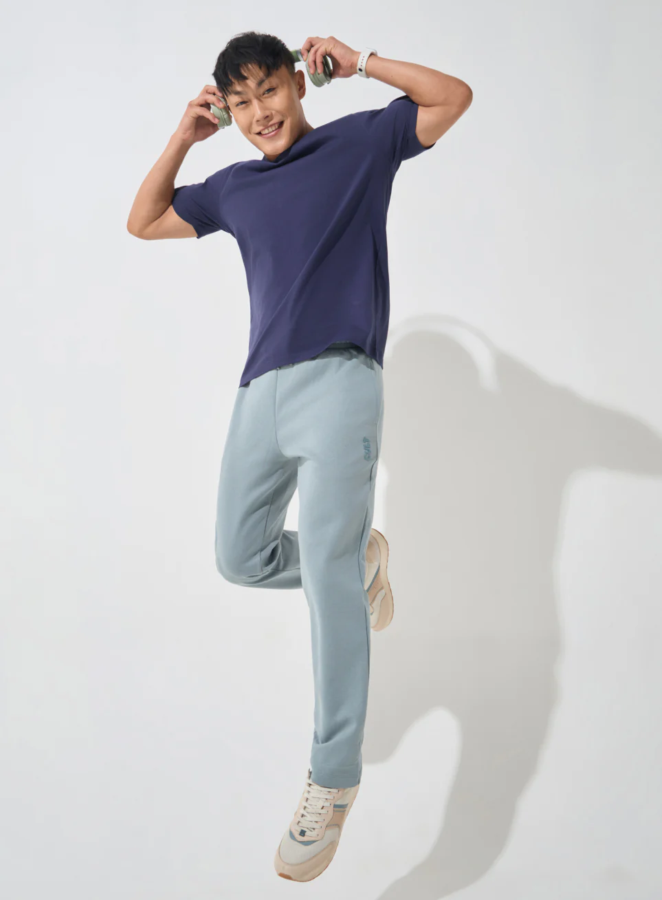 Men's Navy Soft Form Classic T-shirt - Image 3