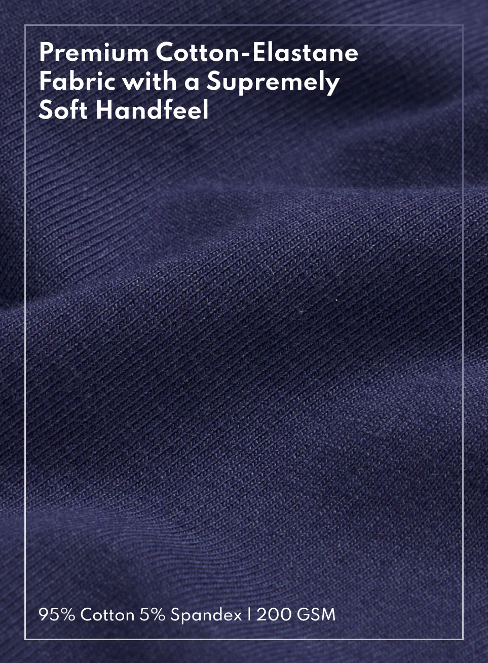 Men's Navy Soft Form Oversized T-shirt - Image 8