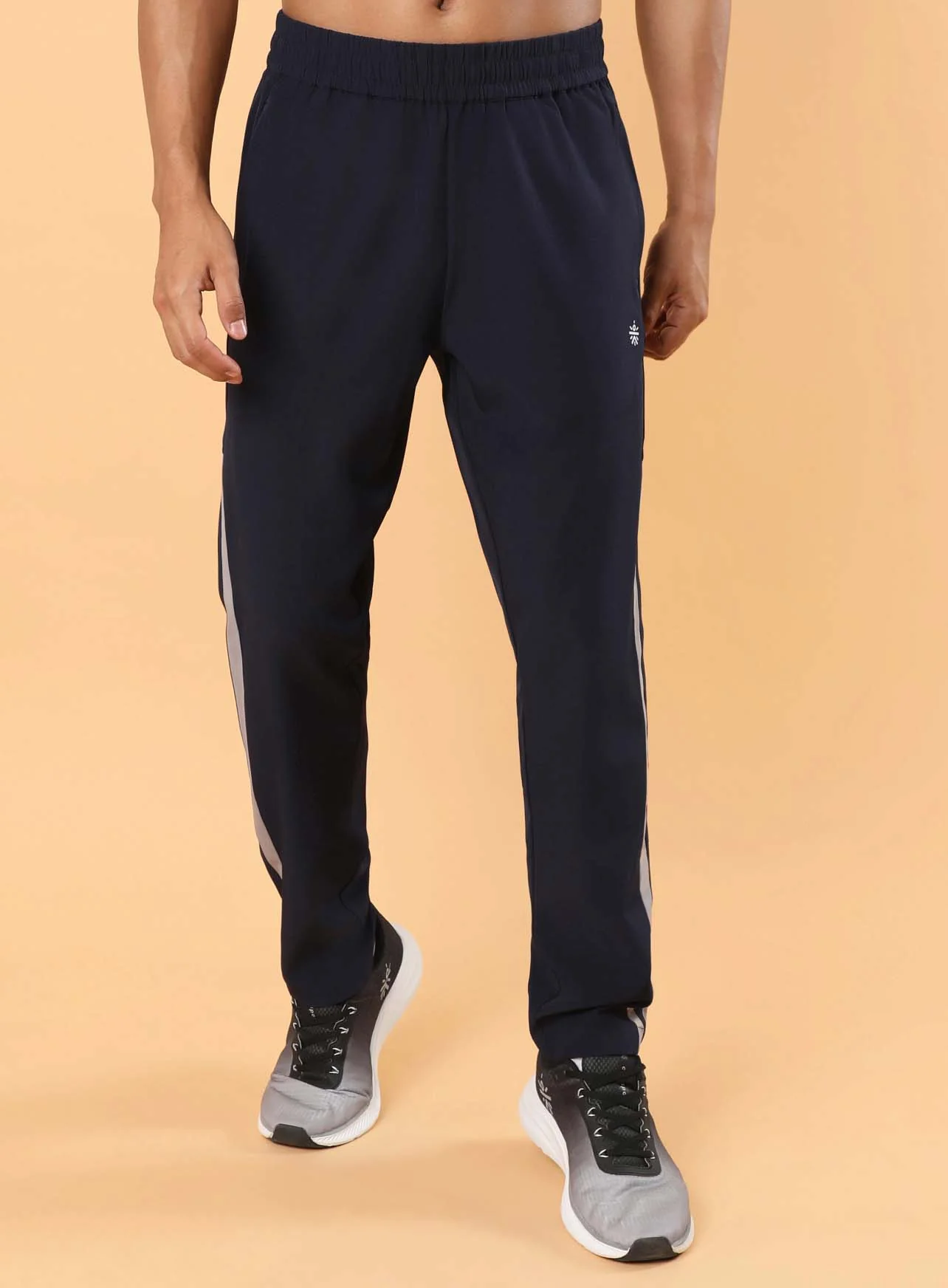 Men's Navy Sporty Training Trackpants - Image 4