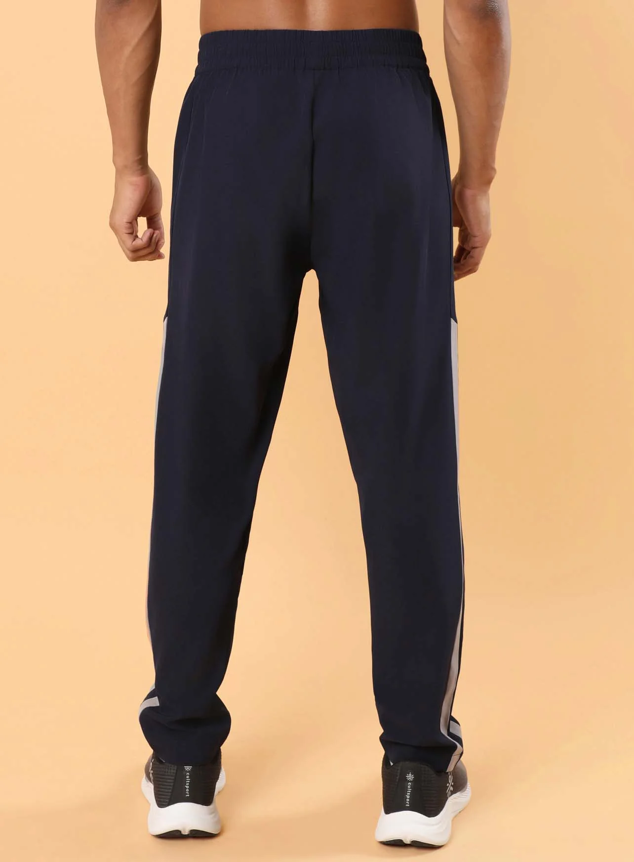 Men's Navy Sporty Training Trackpants - Image 6