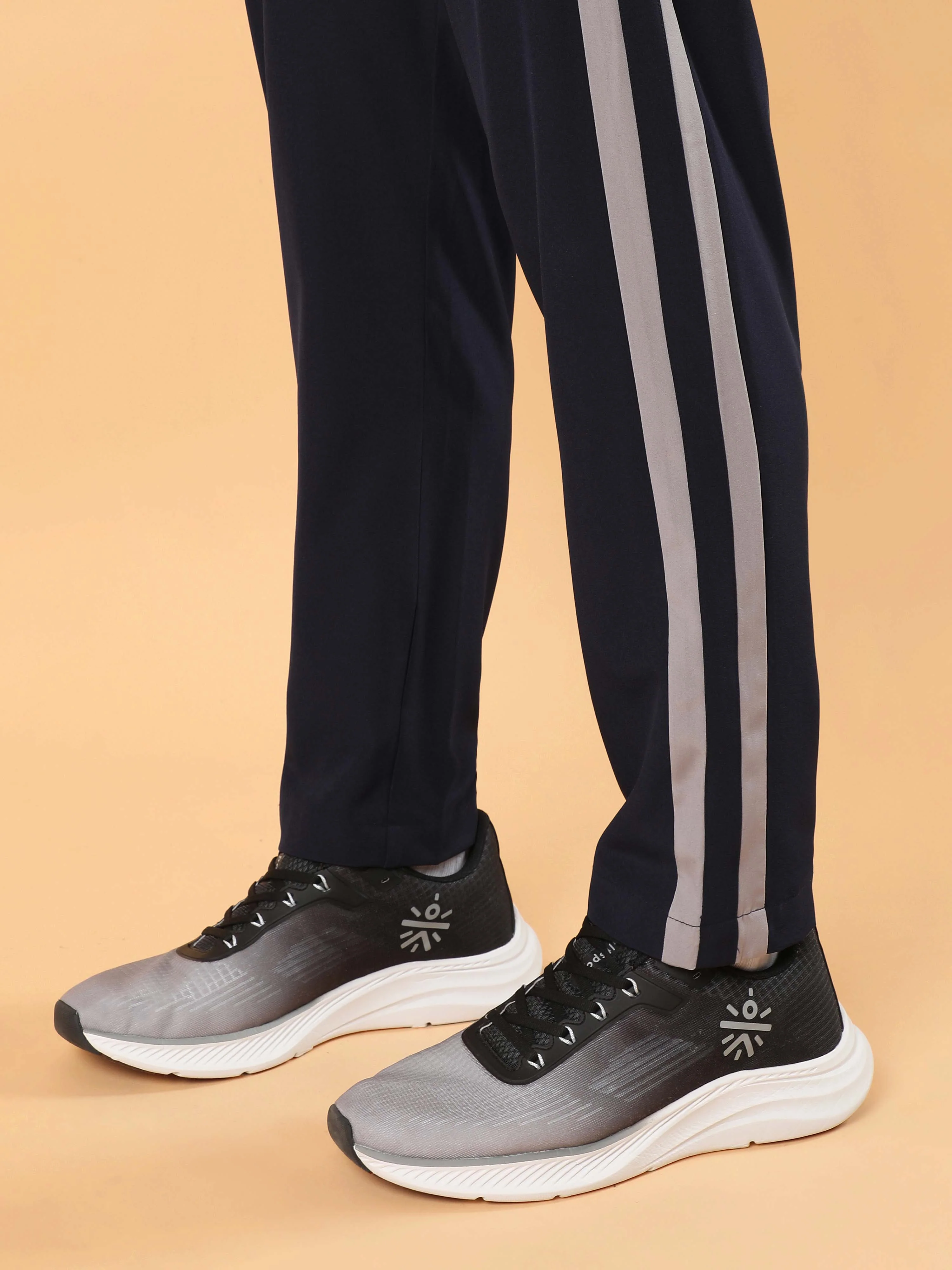 Men's Navy Sporty Training Trackpants - Image 8