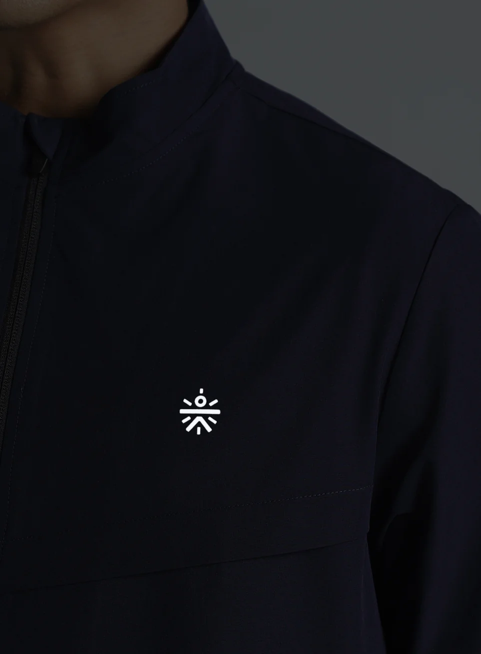 Men's Navy Train in Workout Jacket - Image 11