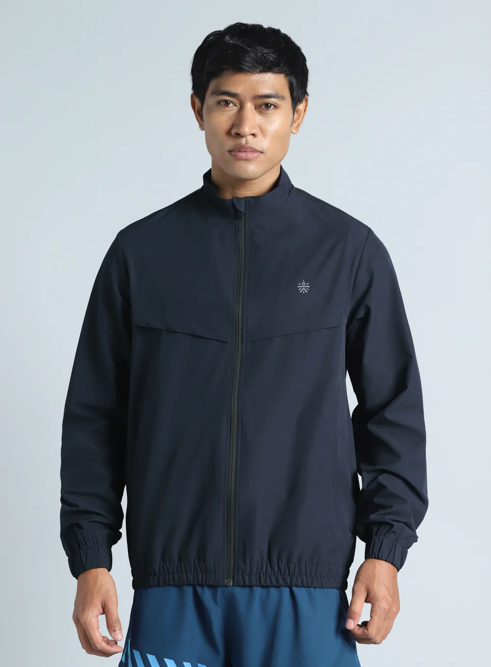 Men's Navy Train in Workout Jacket - Image 4