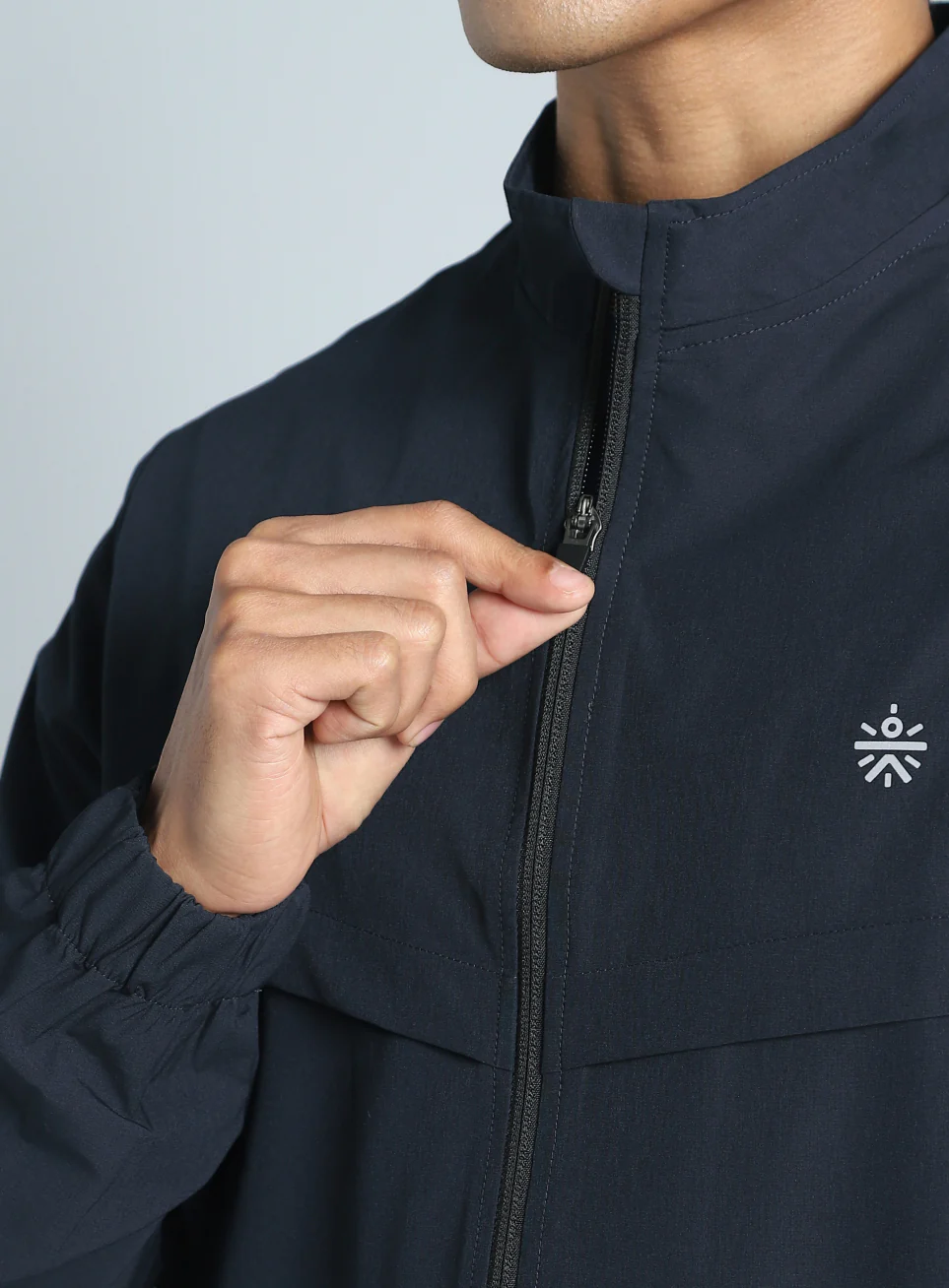 Men's Navy Train in Workout Jacket - Image 7