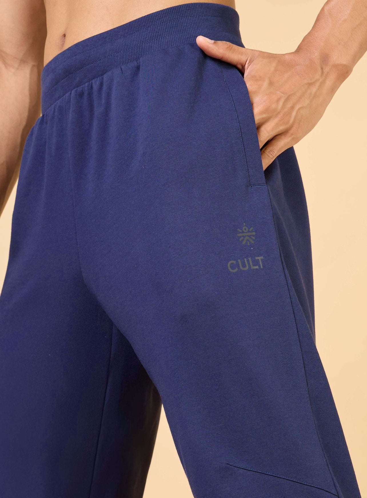 Men's Navy Training Sculpted Joggers - Image 7