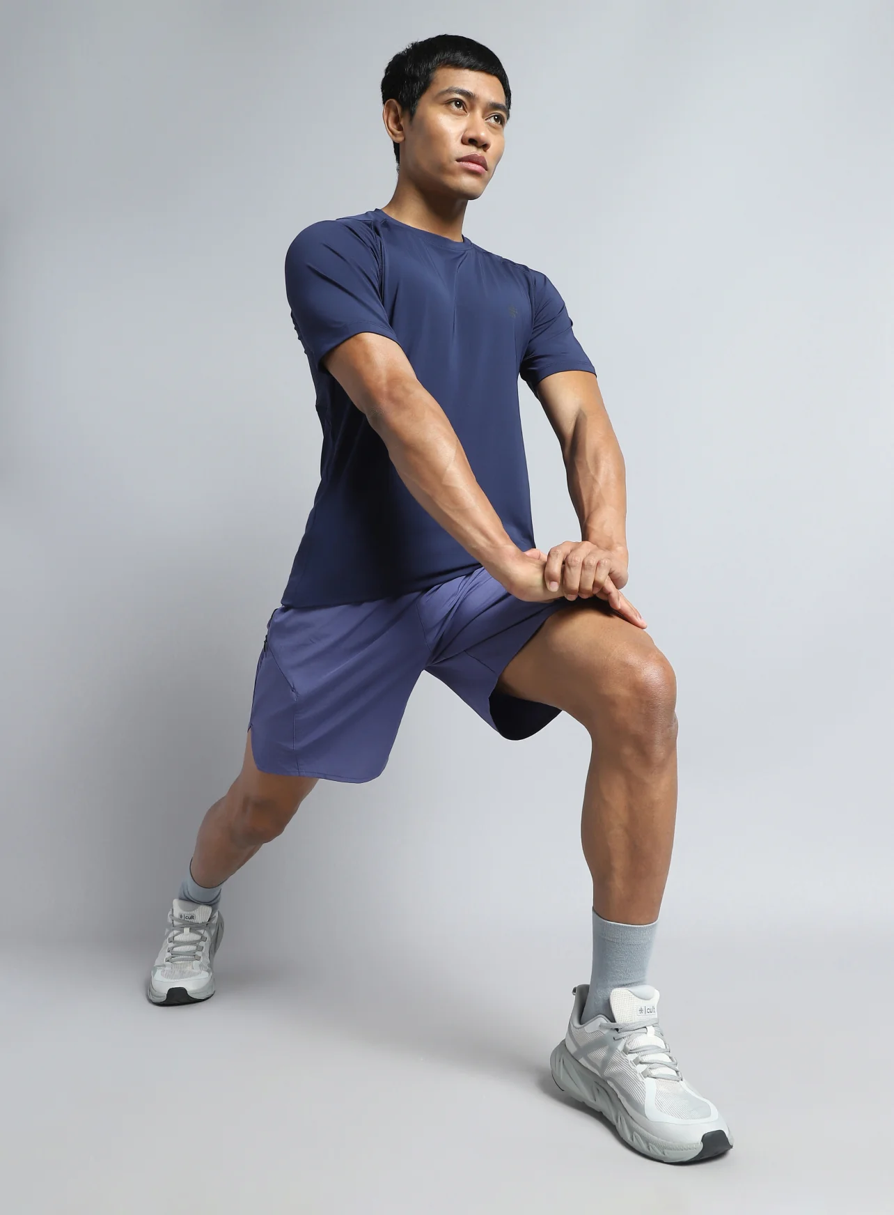 Men's Navy True Performance Sculpted T-shirt - Image 3