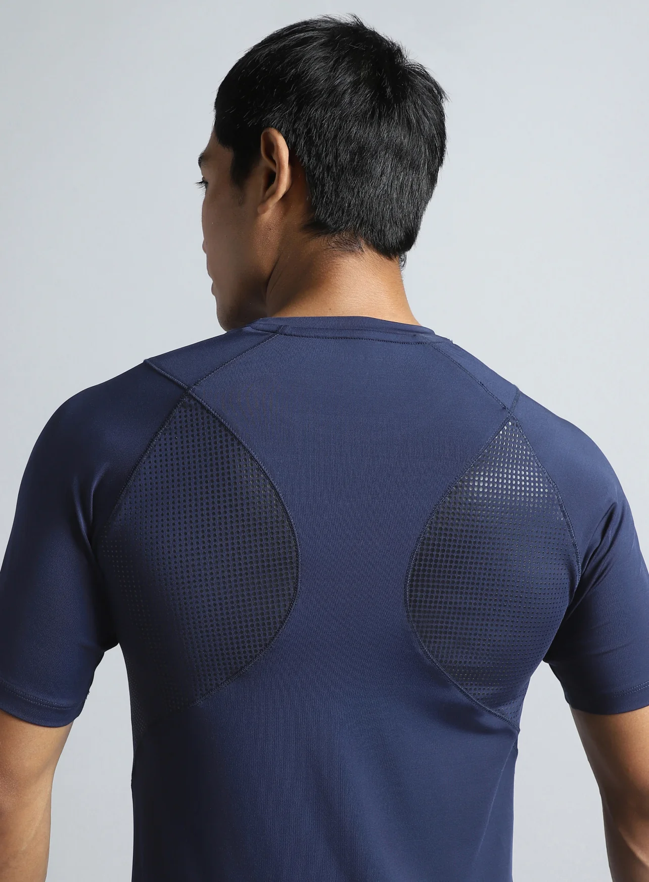 Men's Navy True Performance Sculpted T-shirt - Image 7