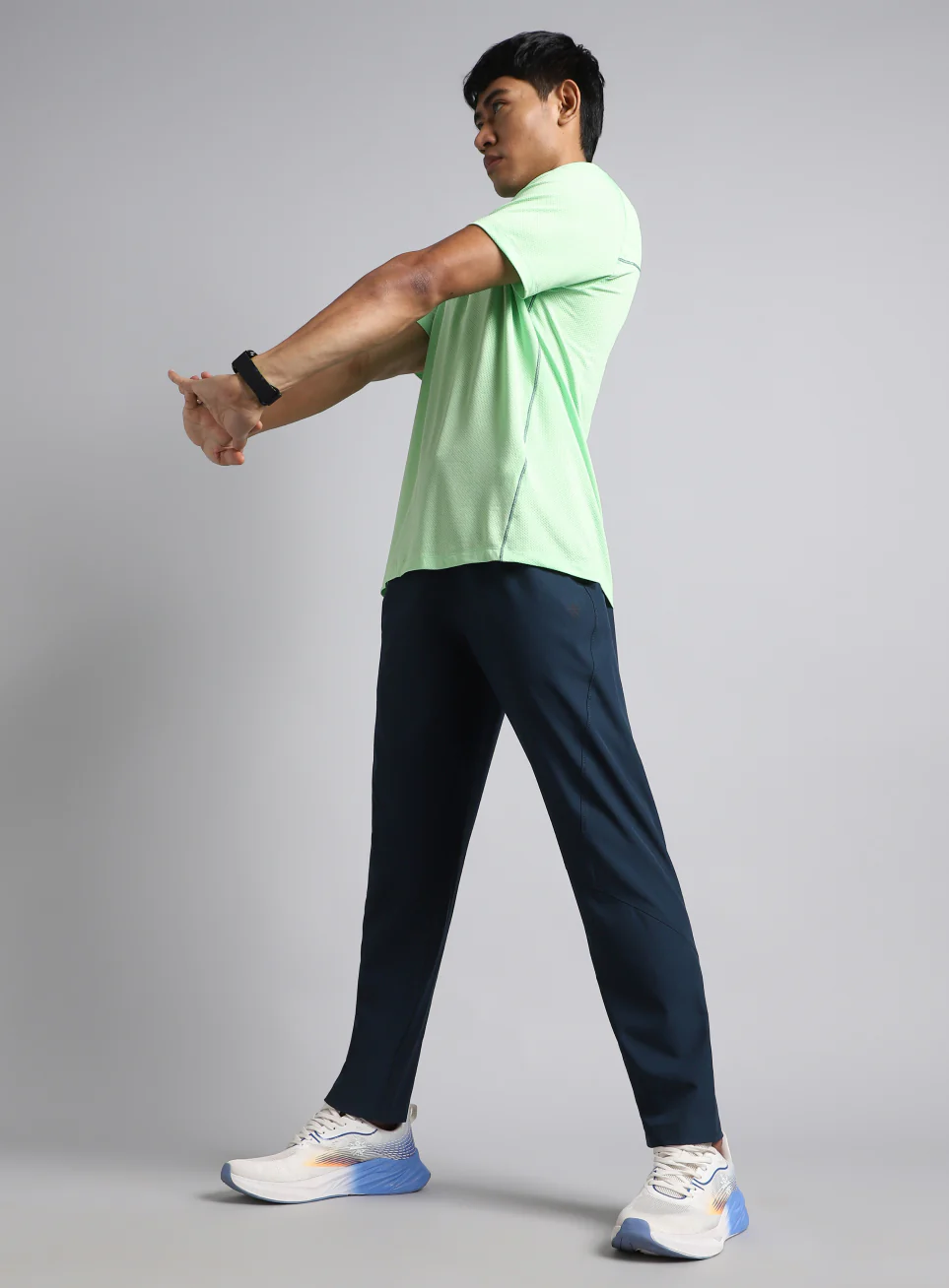 Men's Navy True Performance Sculpted Trackpants - Image 2