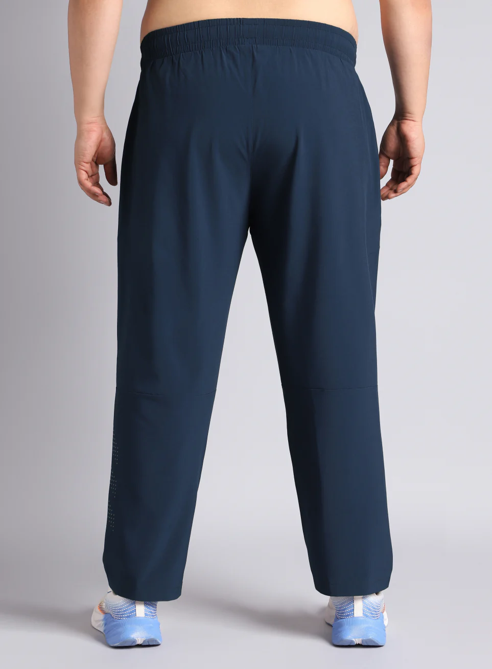 Men's Navy Ultimate Running Plus Size Trackpants - Image 6