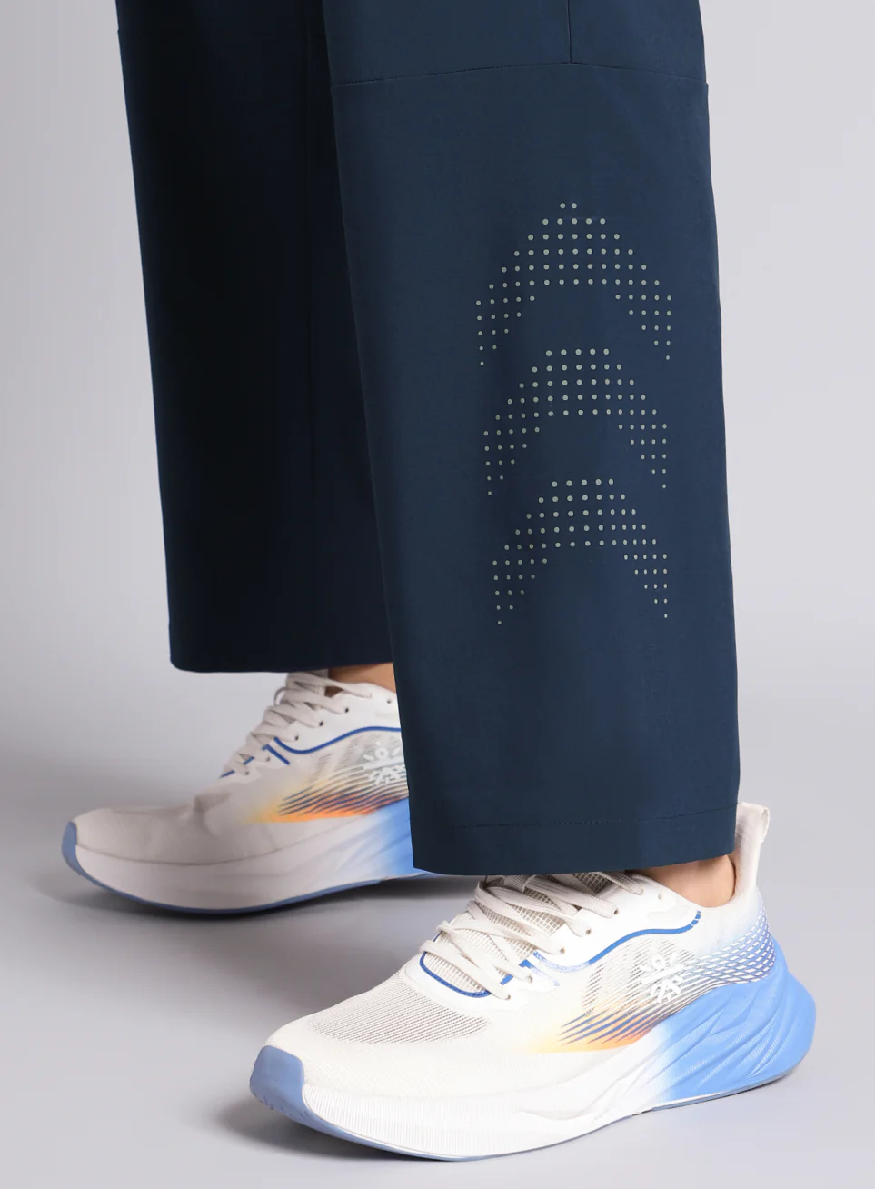 Men's Navy Ultimate Running Plus Size Trackpants - Image 9