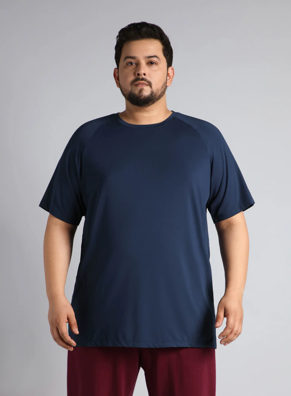 Men's Navy Ultimate Training Plus Size regular fit T-shirt - Image 4