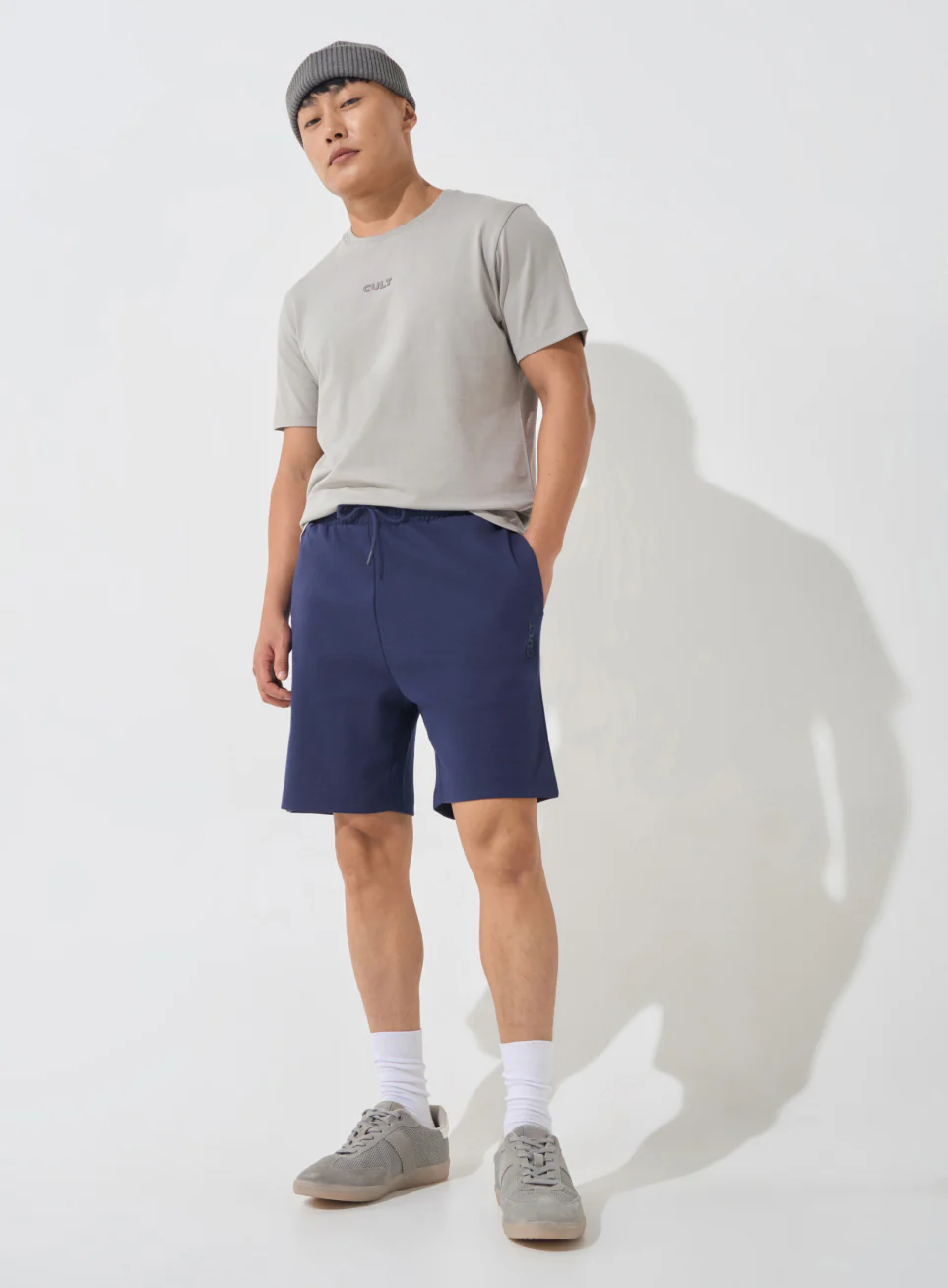 Men's Navy Ultra Luxe Classic Shorts - Image 2