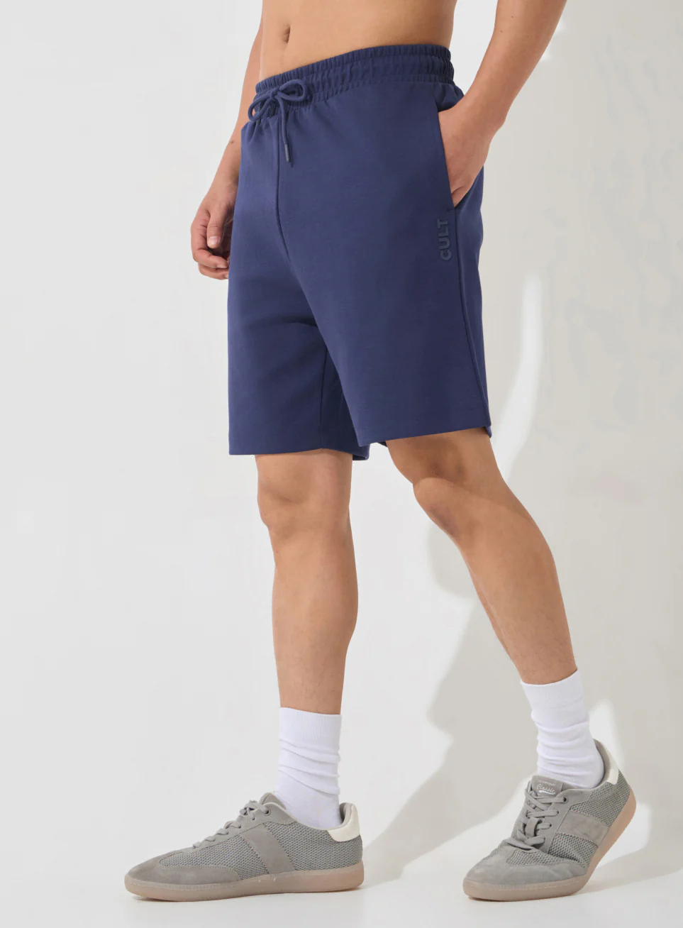 Men's Navy Ultra Luxe Classic Shorts - Image 5