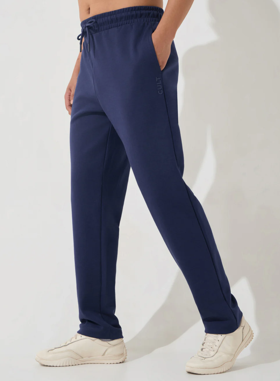 Men's Navy Ultra Luxe Classic Trackpants - Image 5